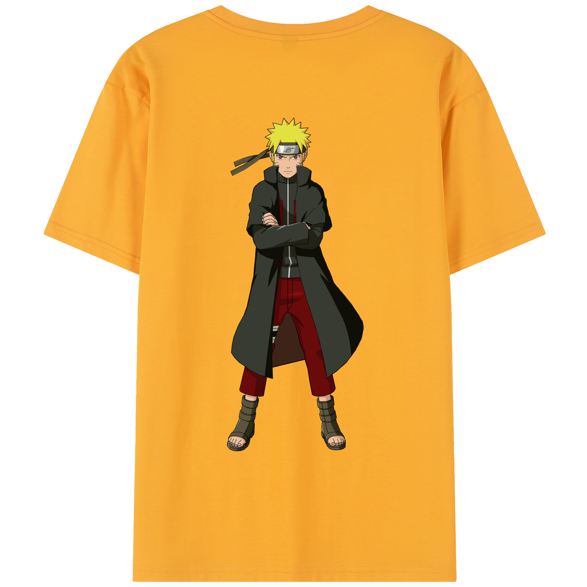 （画像用） NARUTO -ナルト- うずまき ナルト Uzumaki Naruto レディース半袖Tシャツ(バックプリント)