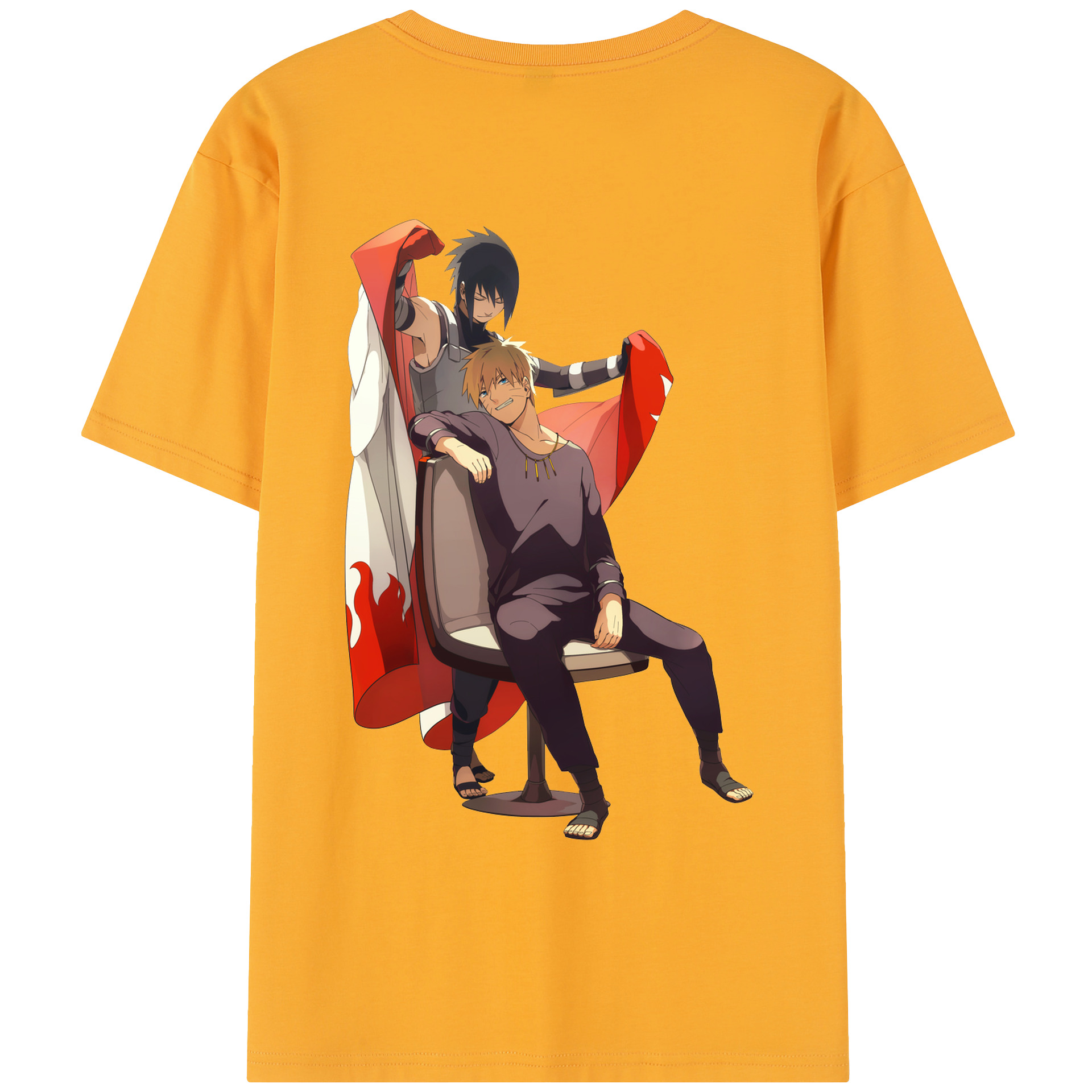 （画像用） NARUTO -ナルト- うずまき ナルト Uzumaki Naruto レディース半袖Tシャツ(バックプリント)