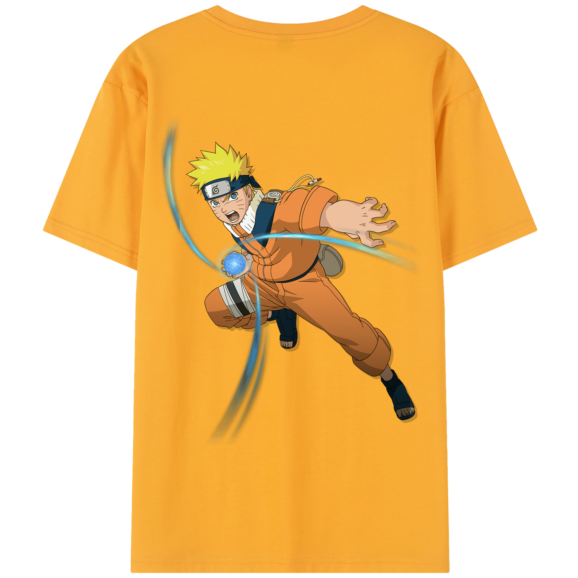 （画像用） NARUTO -ナルト- うずまき ナルト Uzumaki Naruto レディース半袖Tシャツ(バックプリント)
