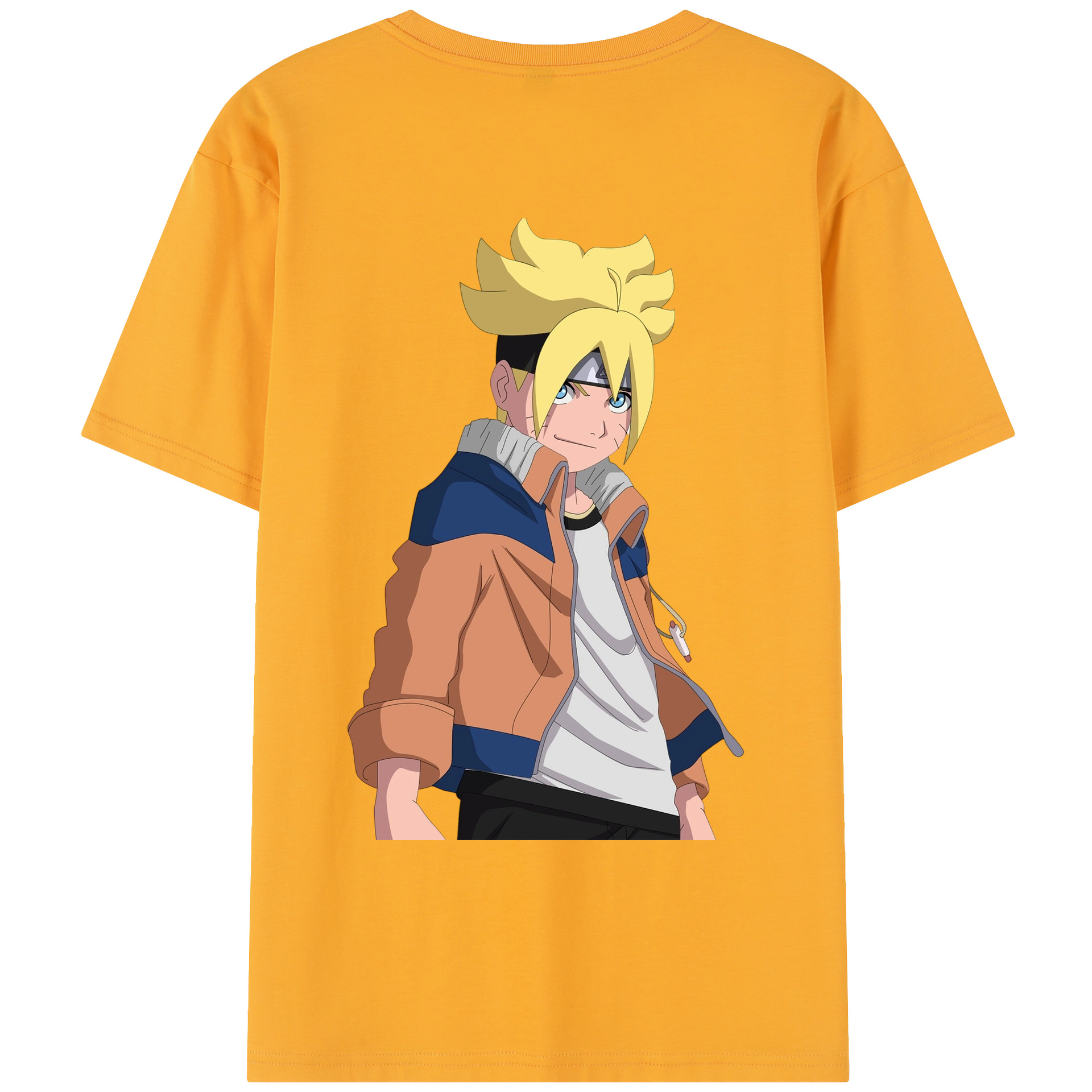 （画像用） NARUTO -ナルト- うずまき ナルト Uzumaki Naruto レディース半袖Tシャツ(バックプリント)