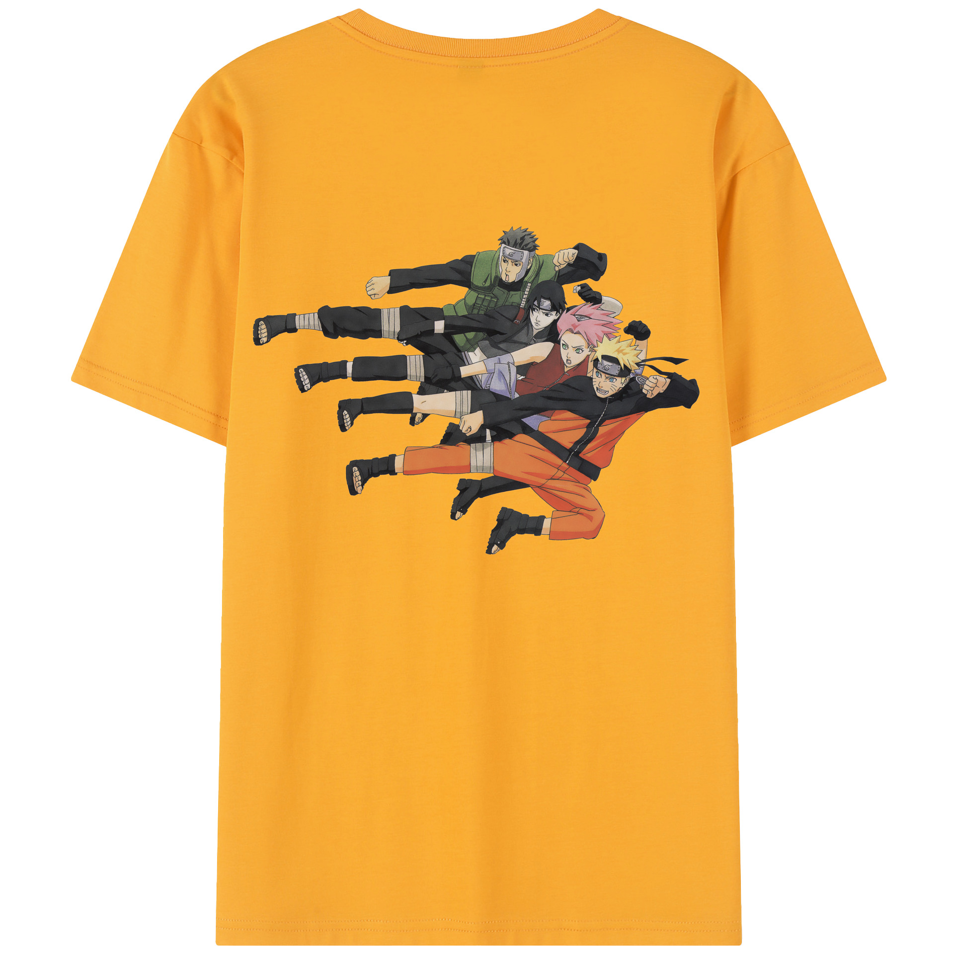 （画像用） NARUTO -ナルト- うずまき ナルト Uzumaki Naruto レディース半袖Tシャツ(バックプリント)
