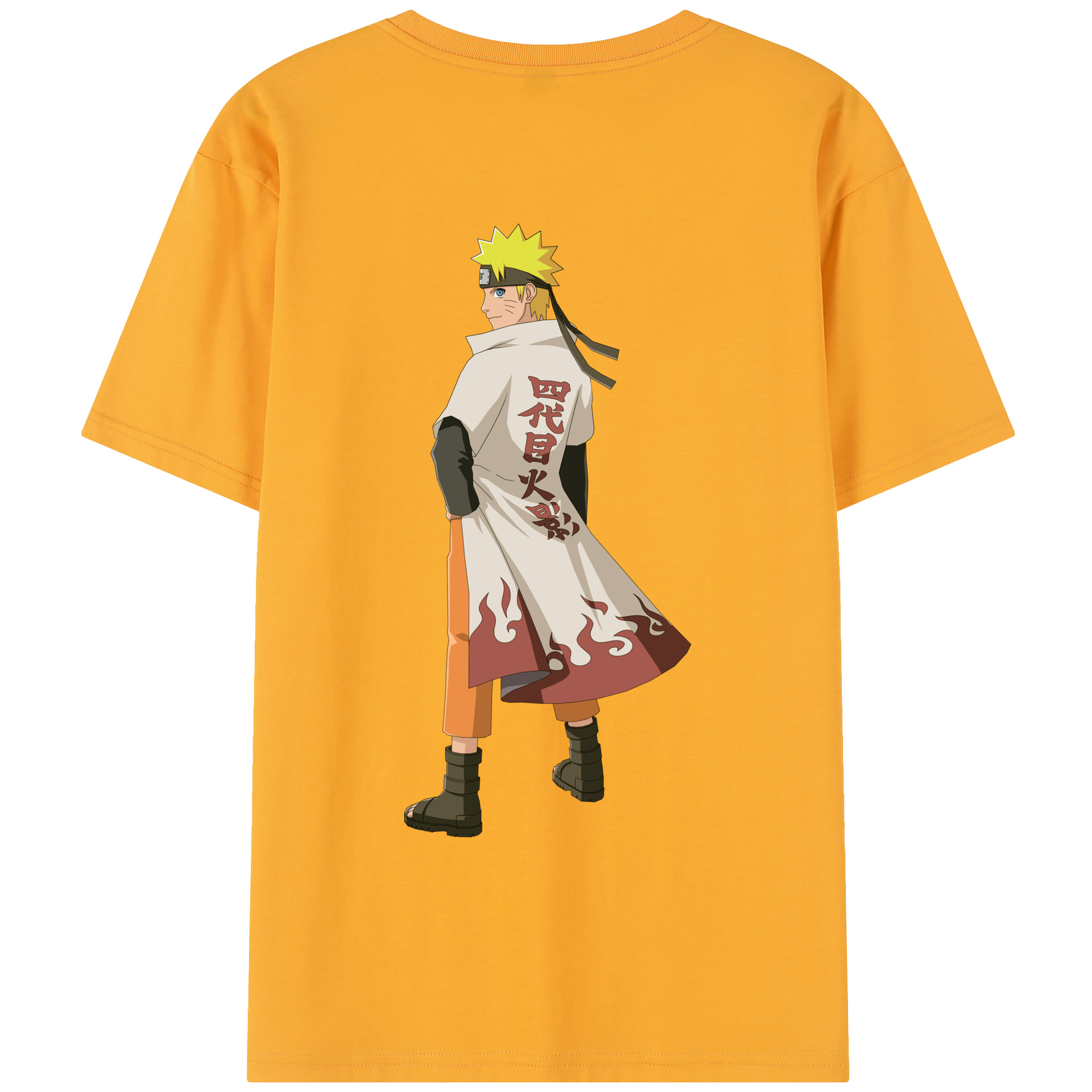 （画像用） NARUTO -ナルト- うずまき ナルト Uzumaki Naruto レディース半袖Tシャツ(バックプリント)