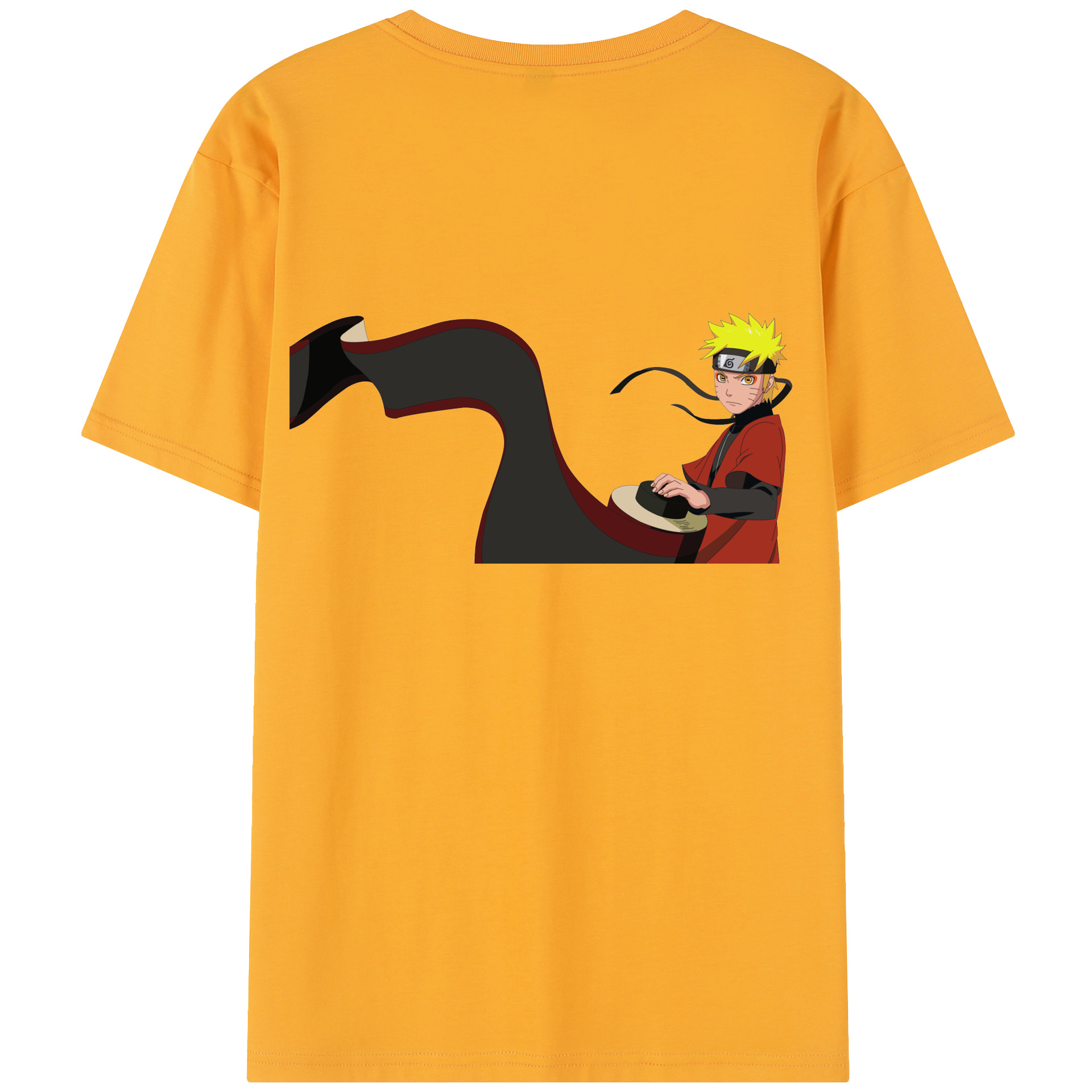 （画像用） NARUTO -ナルト- うずまき ナルト Uzumaki Naruto レディース半袖Tシャツ(バックプリント)