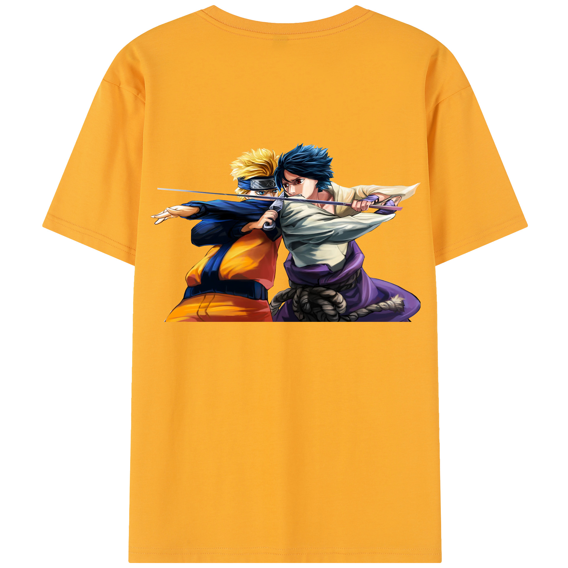（画像用） NARUTO -ナルト- うずまき ナルト Uzumaki Naruto レディース半袖Tシャツ(バックプリント)