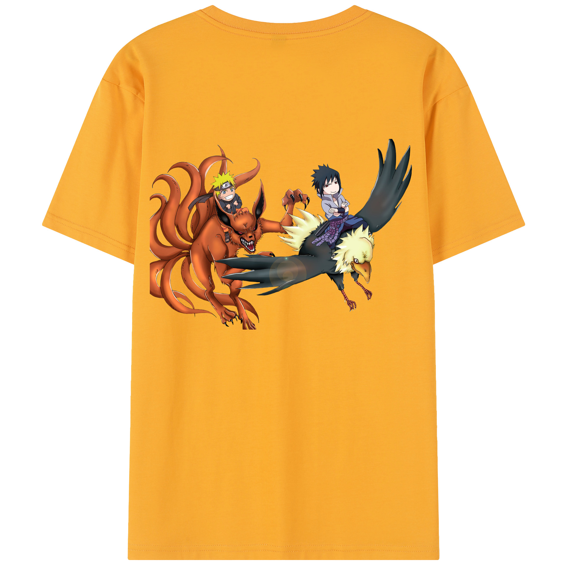（画像用） NARUTO -ナルト- うずまき ナルト Uzumaki Naruto レディース半袖Tシャツ(バックプリント)