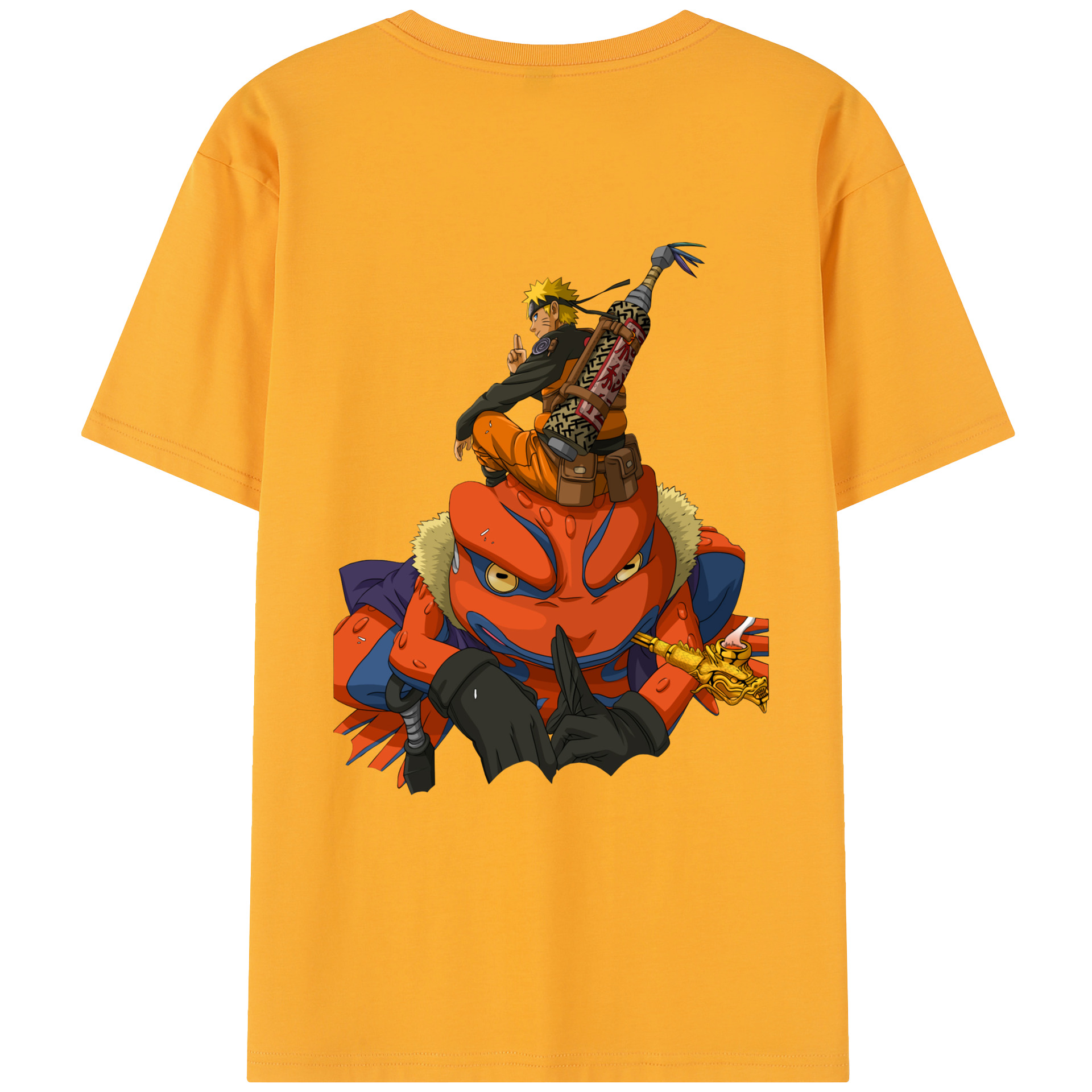 （画像用） NARUTO -ナルト- うずまき ナルト Uzumaki Naruto レディース半袖Tシャツ(バックプリント)
