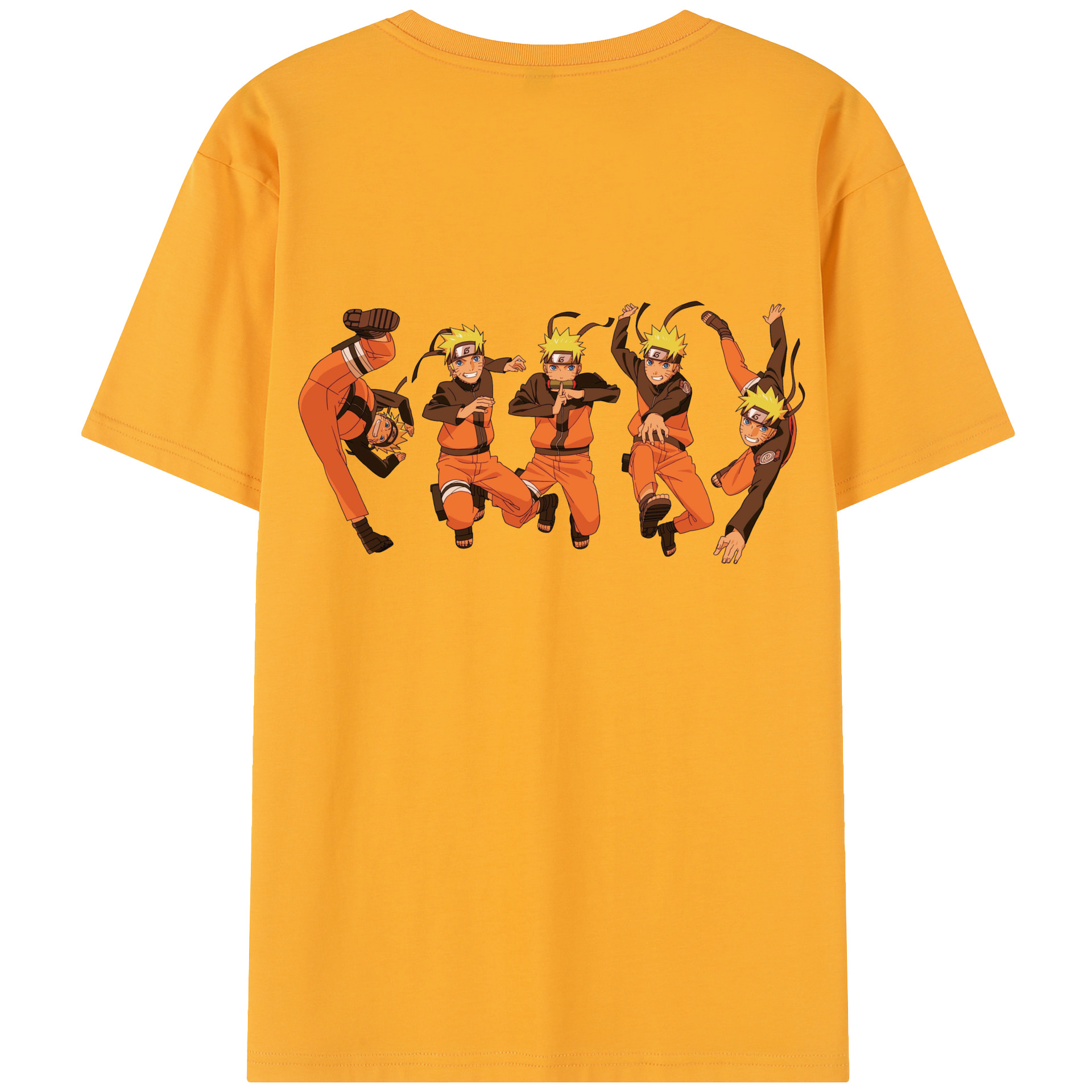 （画像用） NARUTO -ナルト- うずまき ナルト Uzumaki Naruto レディース半袖Tシャツ(バックプリント)