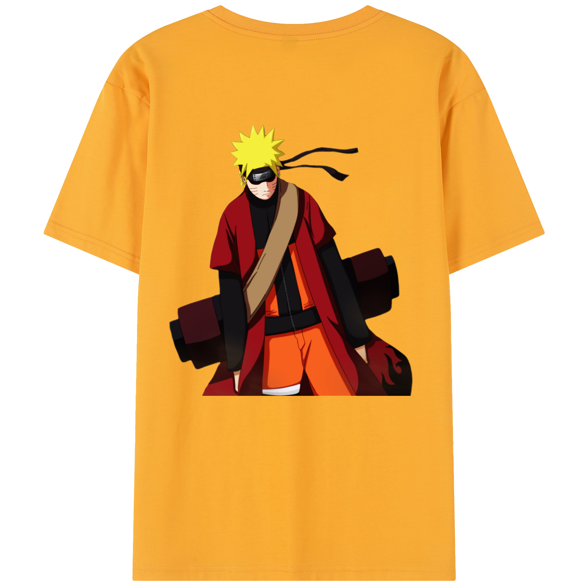 （画像用） NARUTO -ナルト- うずまき ナルト Uzumaki Naruto レディース半袖Tシャツ(バックプリント)