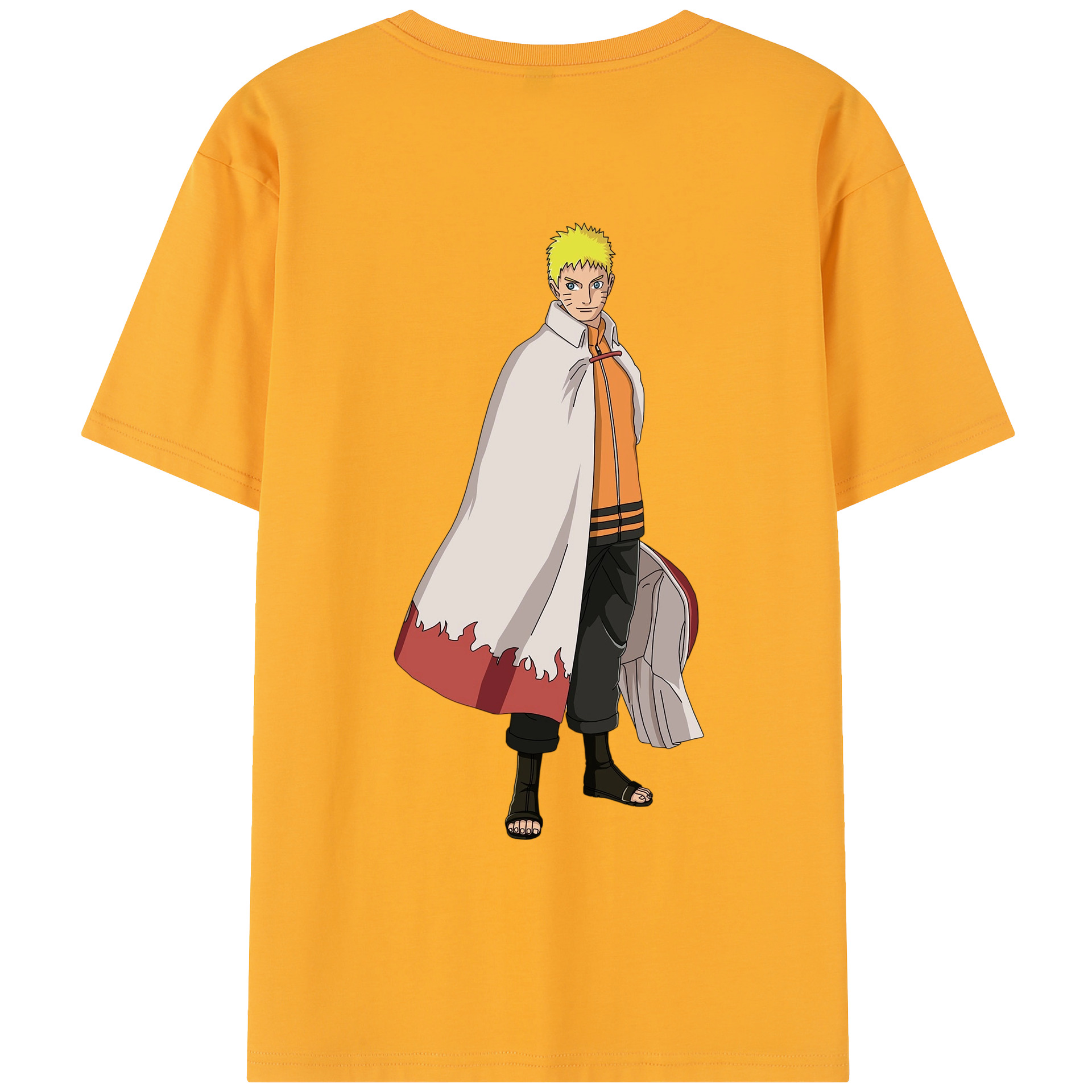 （画像用） NARUTO -ナルト- うずまき ナルト Uzumaki Naruto レディース半袖Tシャツ(バックプリント)