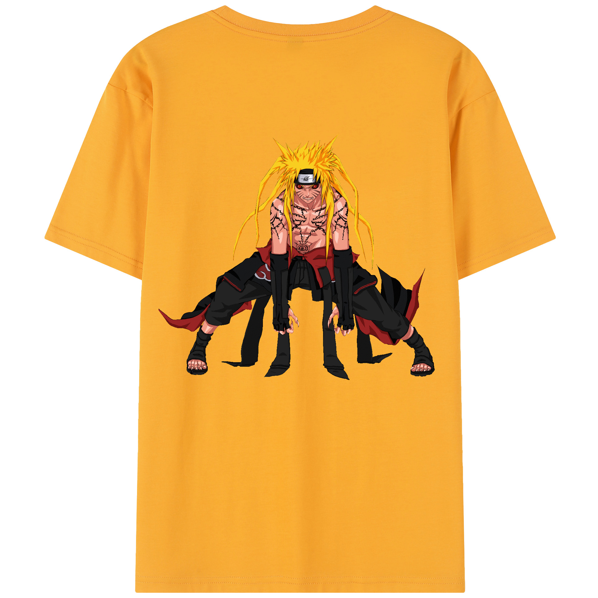 （画像用） NARUTO -ナルト- うずまき ナルト Uzumaki Naruto レディース半袖Tシャツ(バックプリント)