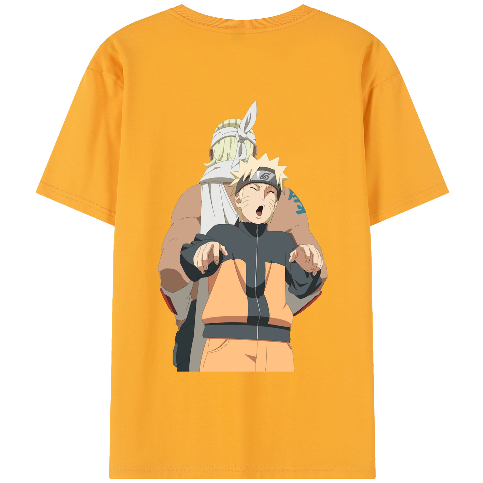 （画像用） NARUTO -ナルト- うずまき ナルト Uzumaki Naruto レディース半袖Tシャツ(バックプリント)