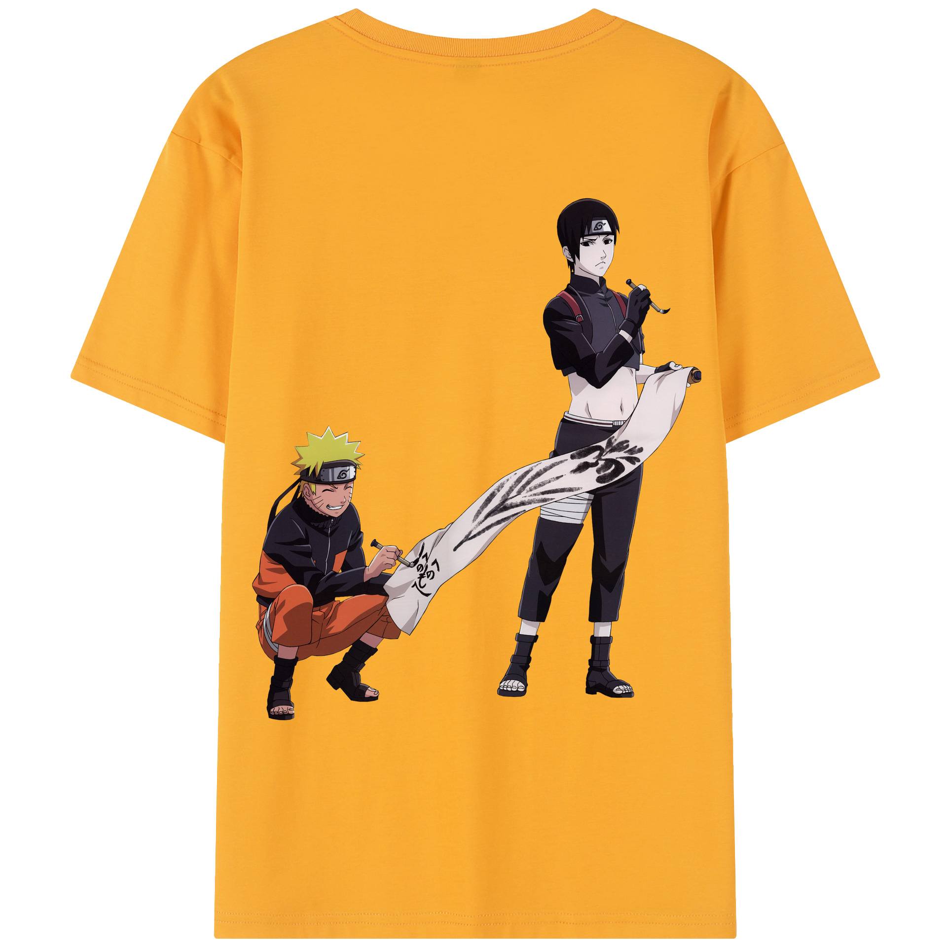 （画像用） NARUTO -ナルト- うずまき ナルト Uzumaki Naruto レディース半袖Tシャツ(バックプリント)