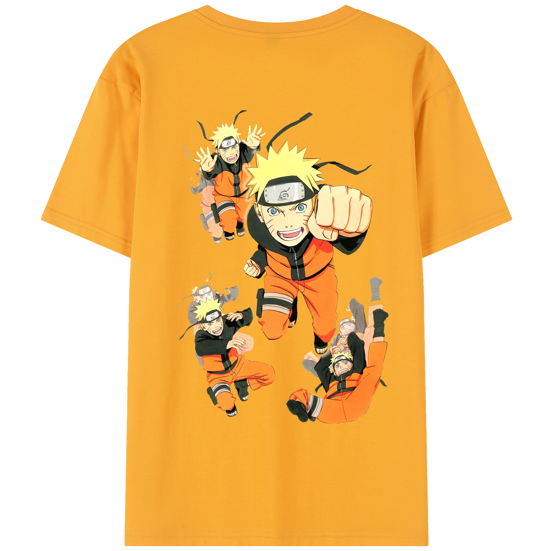 （画像用） NARUTO -ナルト- うずまき ナルト Uzumaki Naruto レディース半袖Tシャツ(バックプリント)