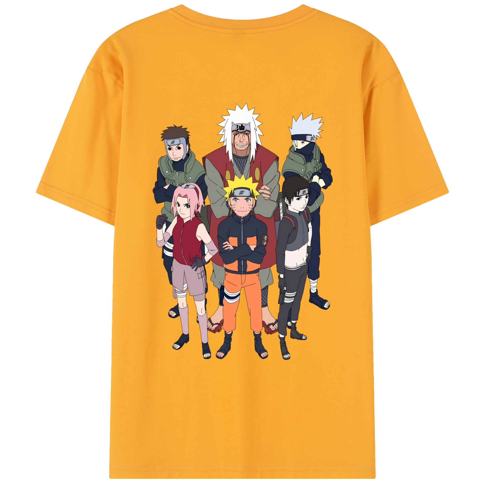 （画像用） NARUTO -ナルト- うずまき ナルト Uzumaki Naruto レディース半袖Tシャツ(バックプリント)