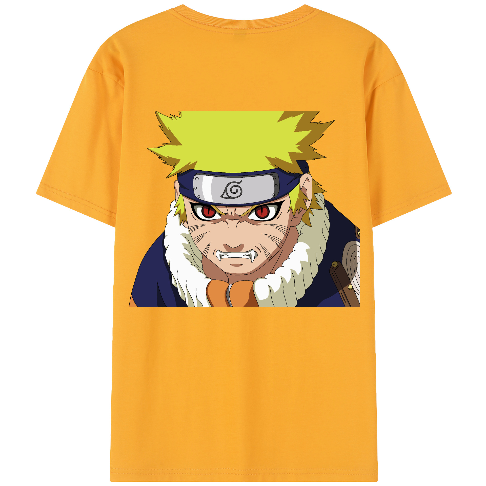 （画像用） NARUTO -ナルト- うずまき ナルト Uzumaki Naruto レディース半袖Tシャツ(バックプリント)