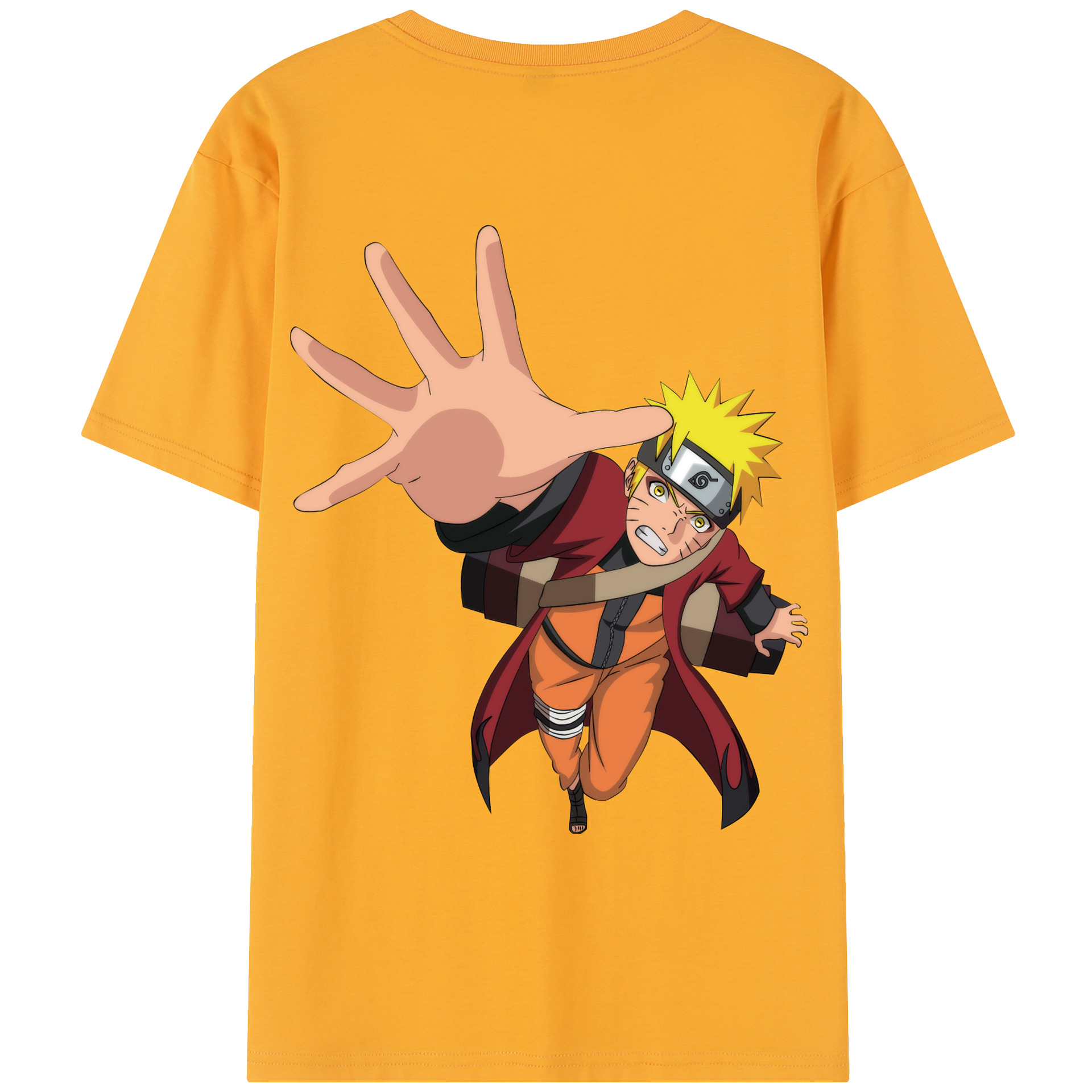（画像用） NARUTO -ナルト- うずまき ナルト Uzumaki Naruto レディース半袖Tシャツ(バックプリント)
