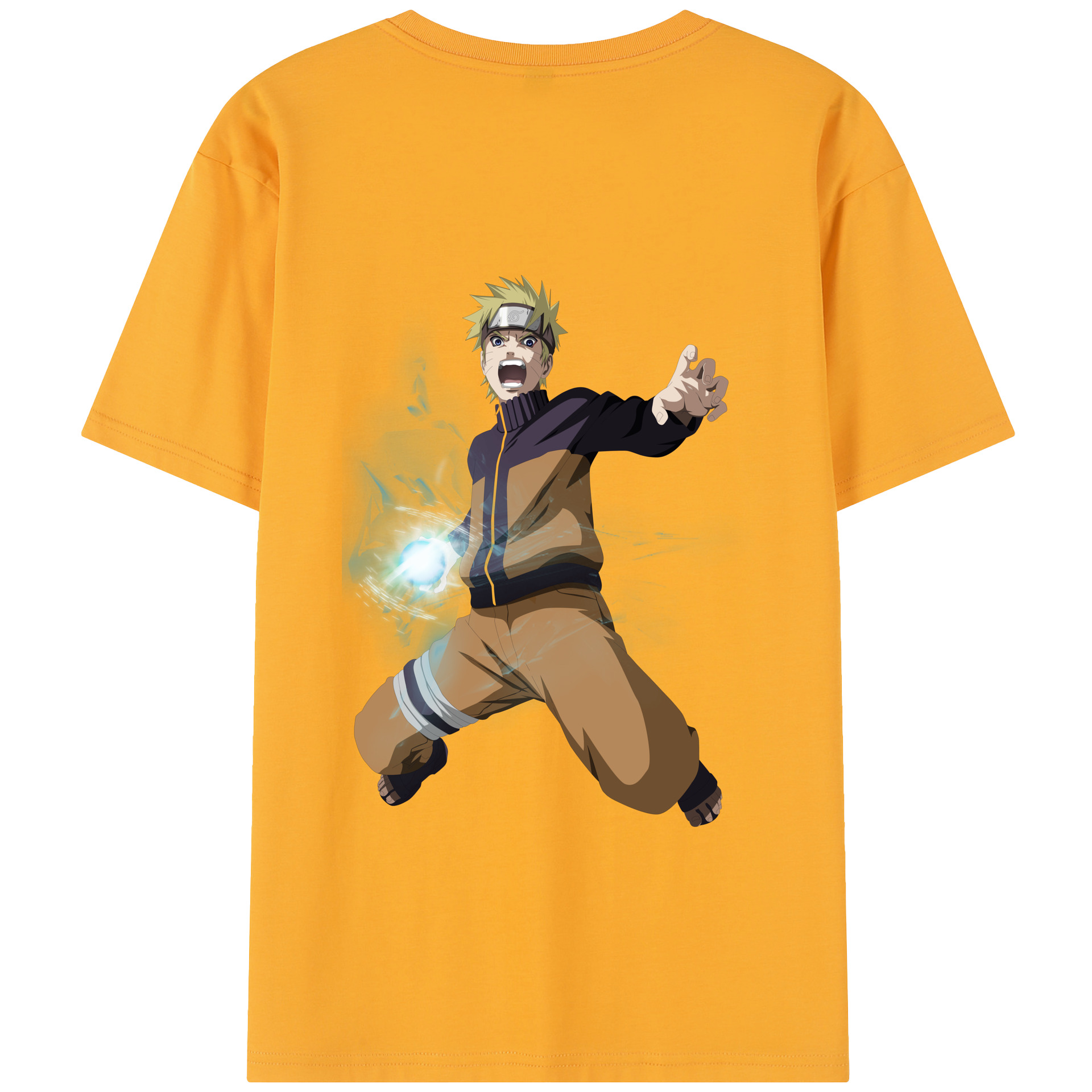 （画像用） NARUTO -ナルト- うずまき ナルト Uzumaki Naruto レディース半袖Tシャツ(バックプリント)