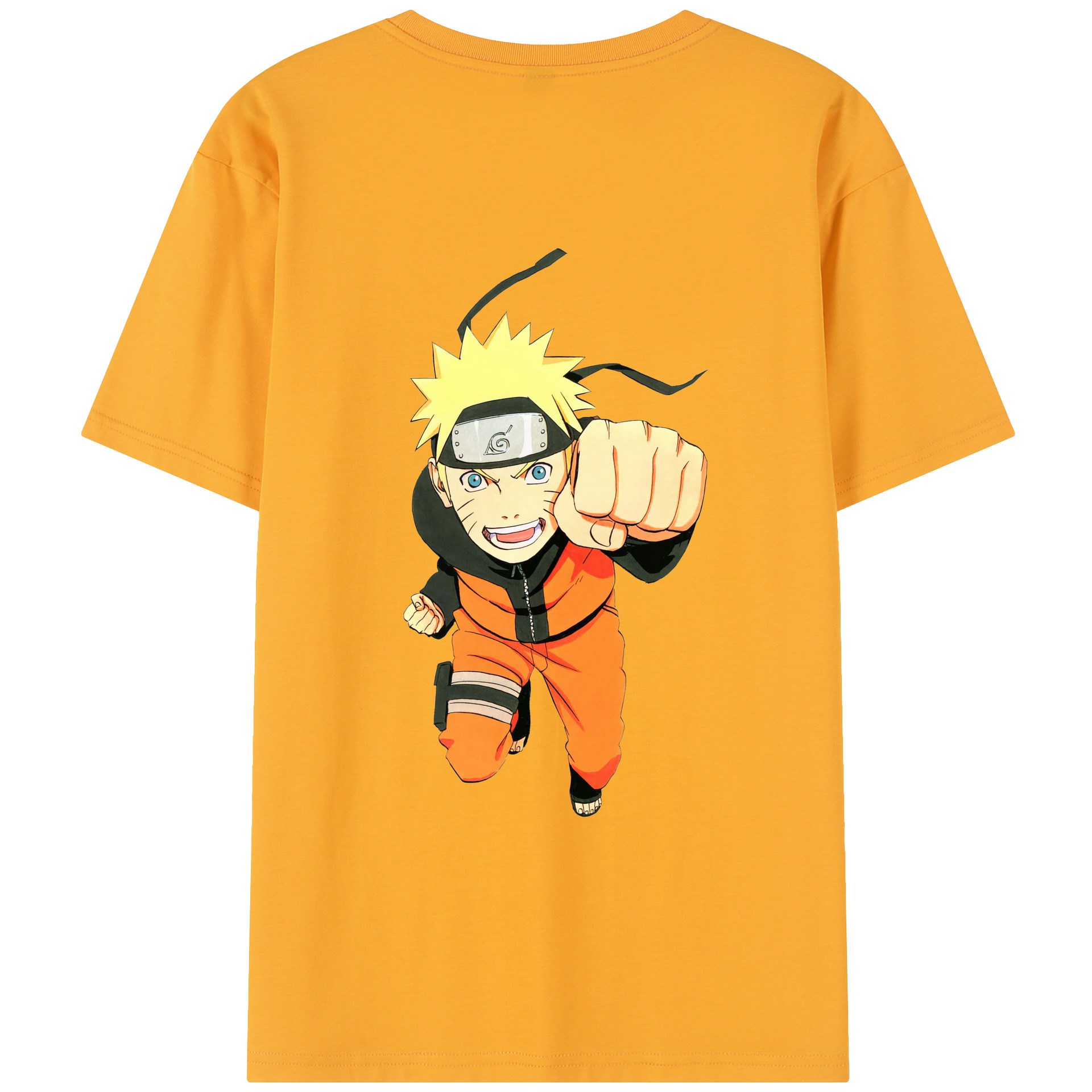 （画像用） NARUTO -ナルト- うずまき ナルト Uzumaki Naruto レディース半袖Tシャツ(バックプリント)