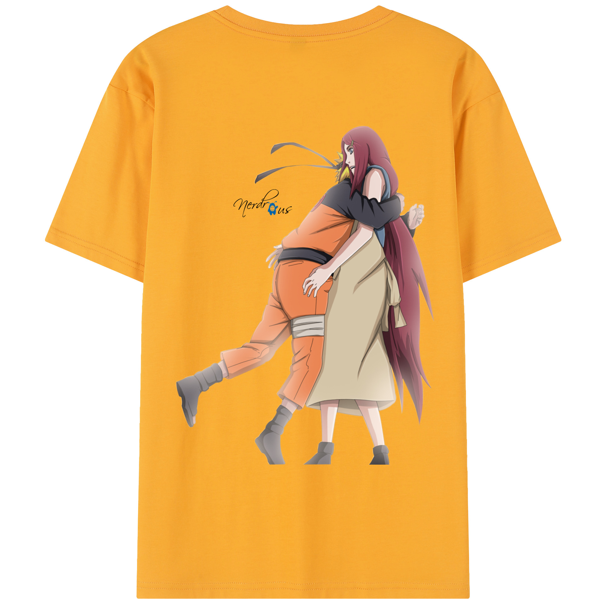 （画像用） NARUTO -ナルト- うずまき ナルト Uzumaki Naruto レディース半袖Tシャツ(バックプリント)