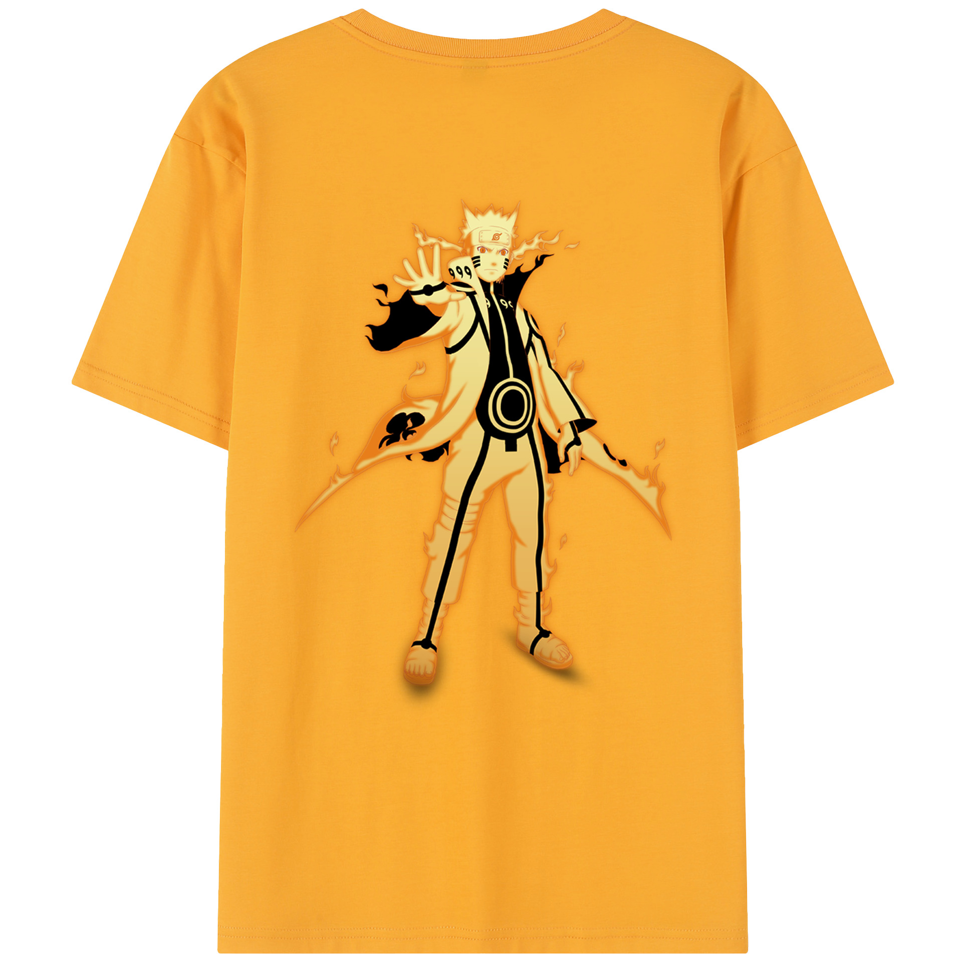 （画像用） NARUTO -ナルト- うずまき ナルト Uzumaki Naruto レディース半袖Tシャツ(バックプリント)