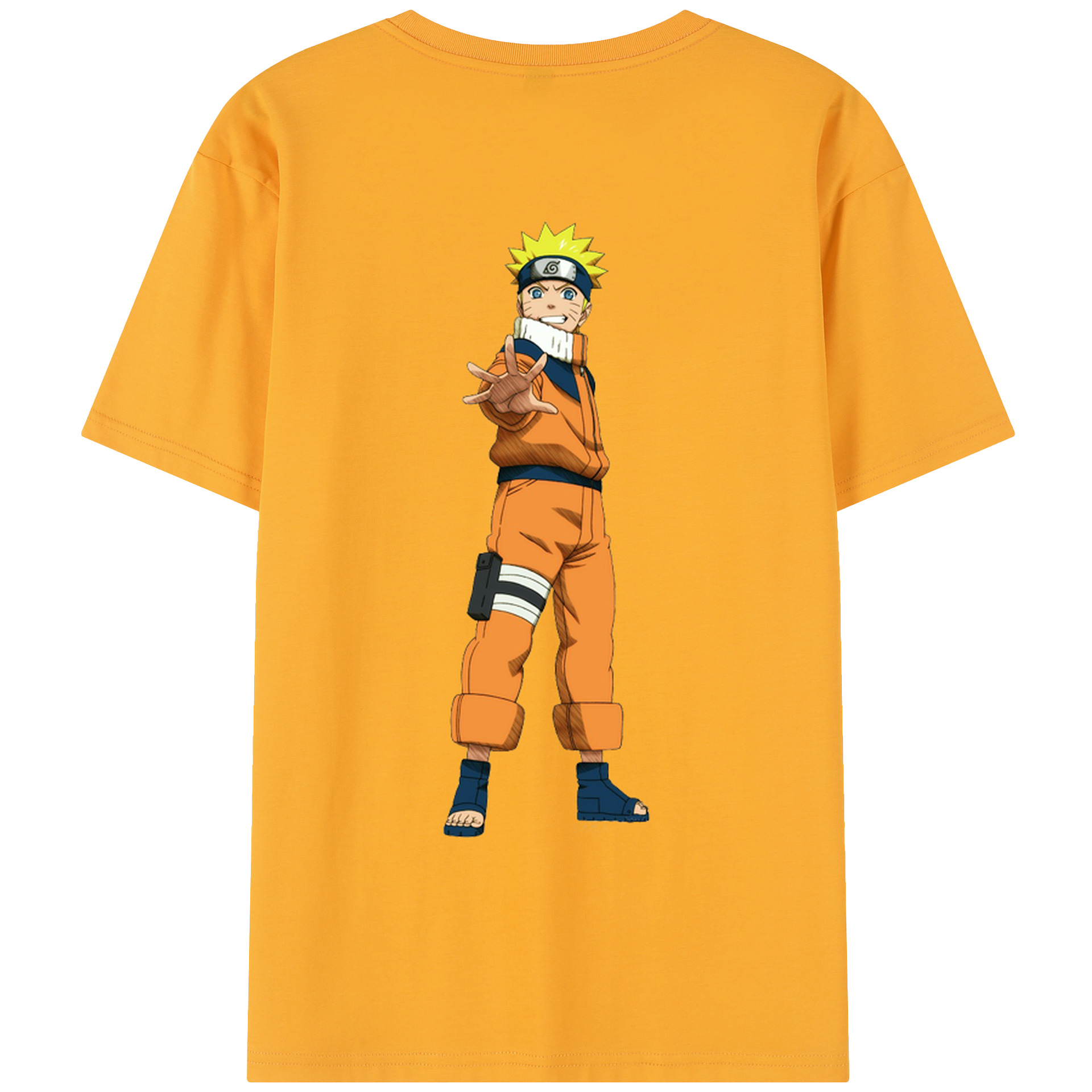 （画像用） NARUTO -ナルト- うずまき ナルト Uzumaki Naruto レディース半袖Tシャツ(バックプリント)