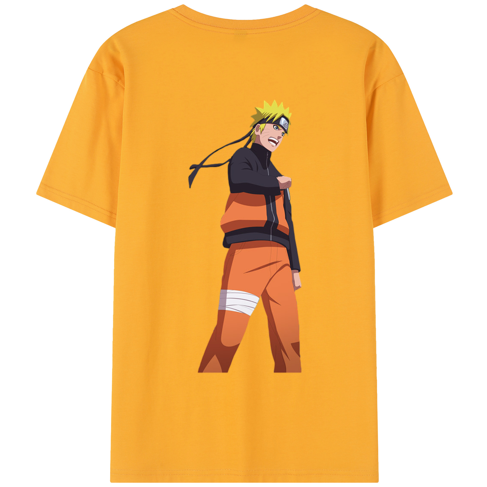 （画像用） NARUTO -ナルト- うずまき ナルト Uzumaki Naruto レディース半袖Tシャツ(バックプリント)