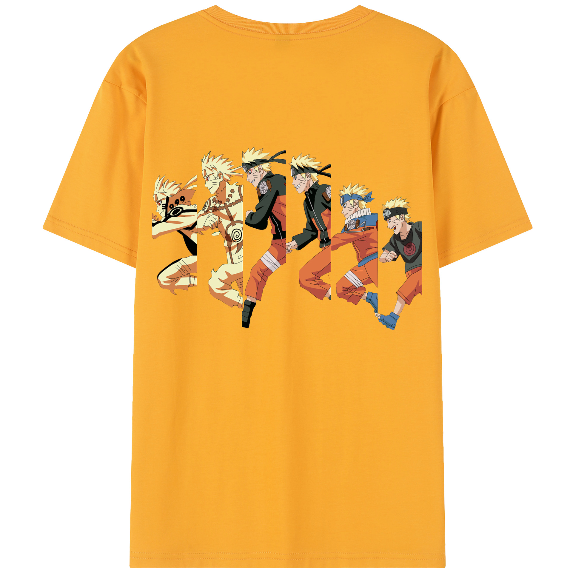（画像用） NARUTO -ナルト- うずまき ナルト Uzumaki Naruto レディース半袖Tシャツ(バックプリント)