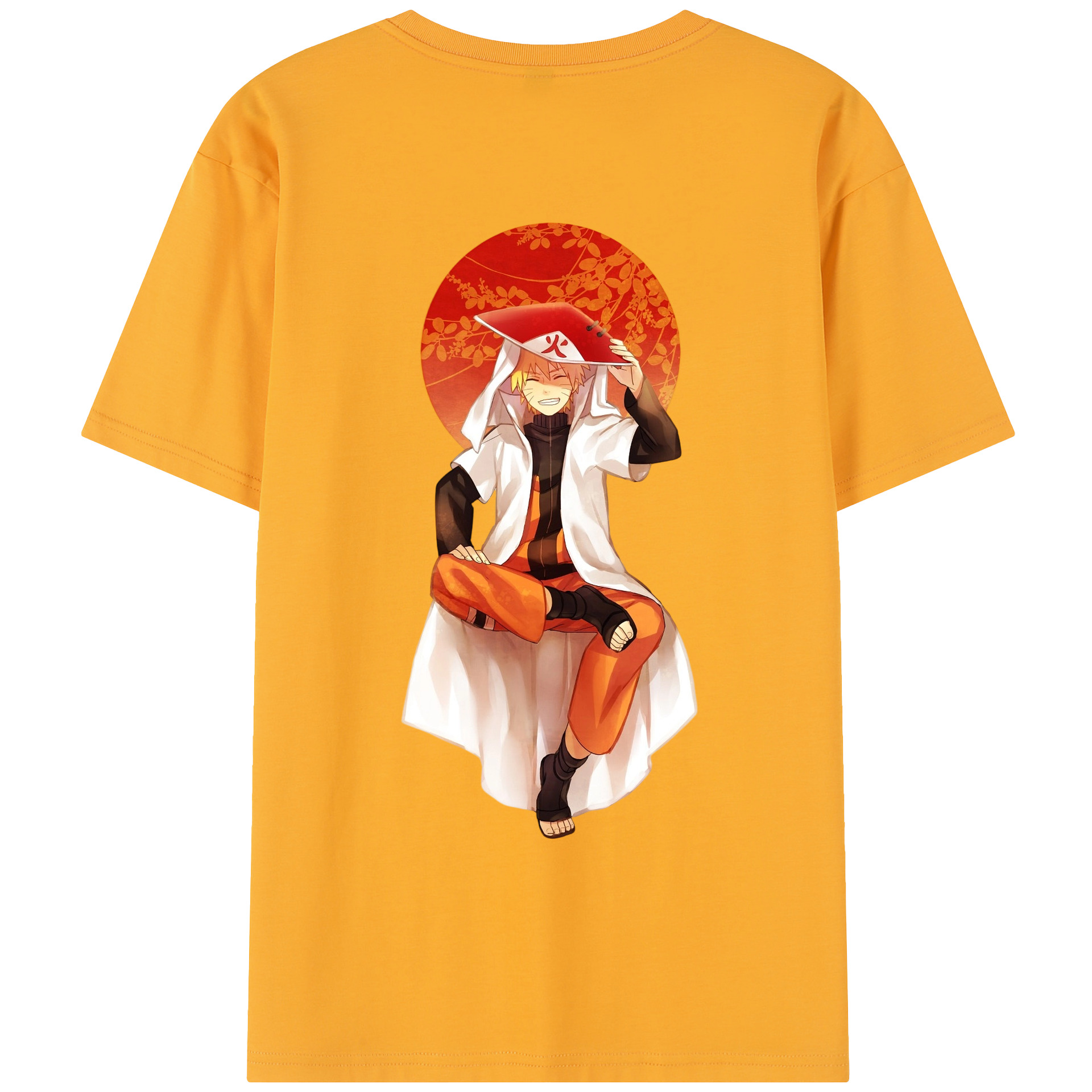 （画像用） NARUTO -ナルト- うずまき ナルト Uzumaki Naruto レディース半袖Tシャツ(バックプリント)