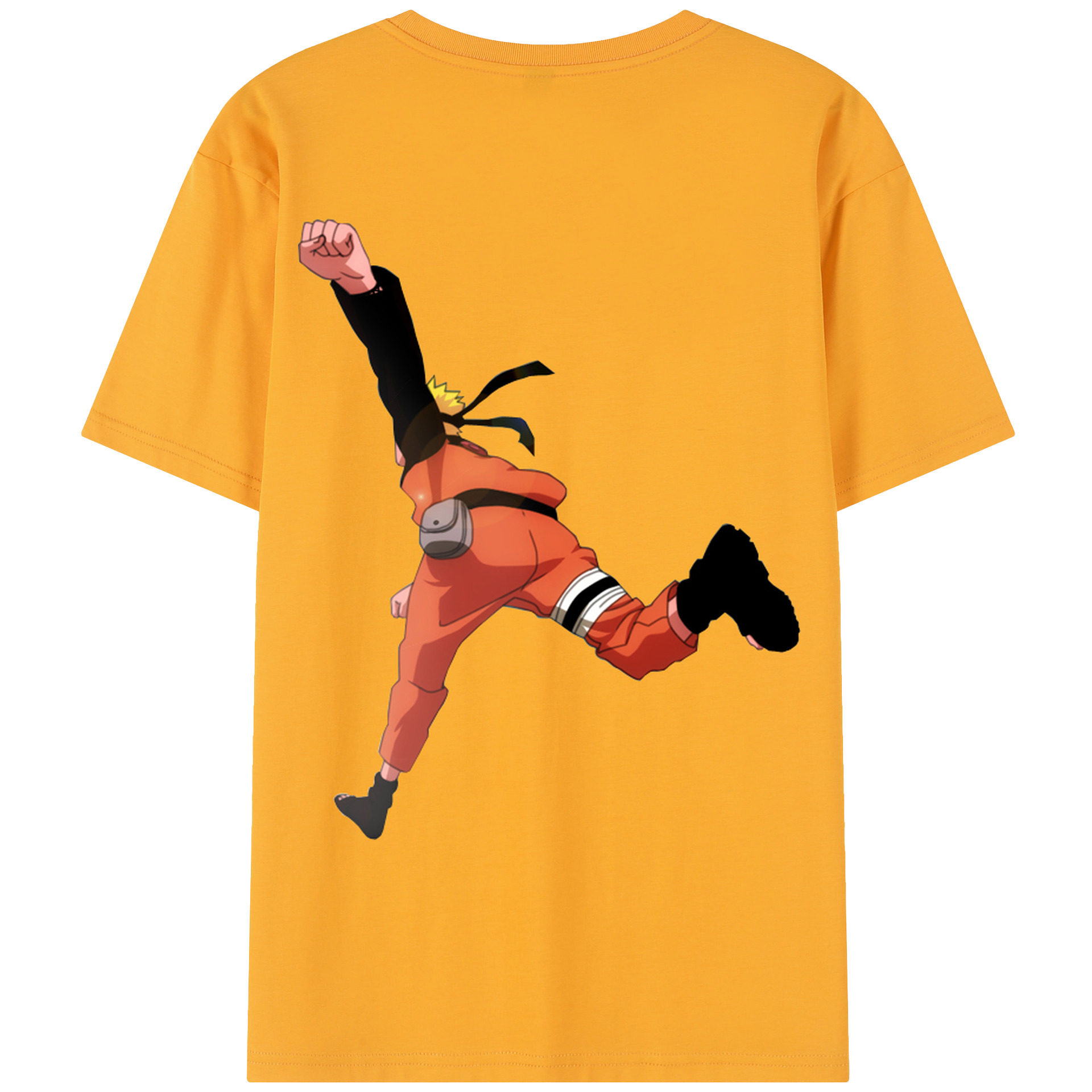 （画像用） NARUTO -ナルト- うずまき ナルト Uzumaki Naruto レディース半袖Tシャツ(バックプリント)