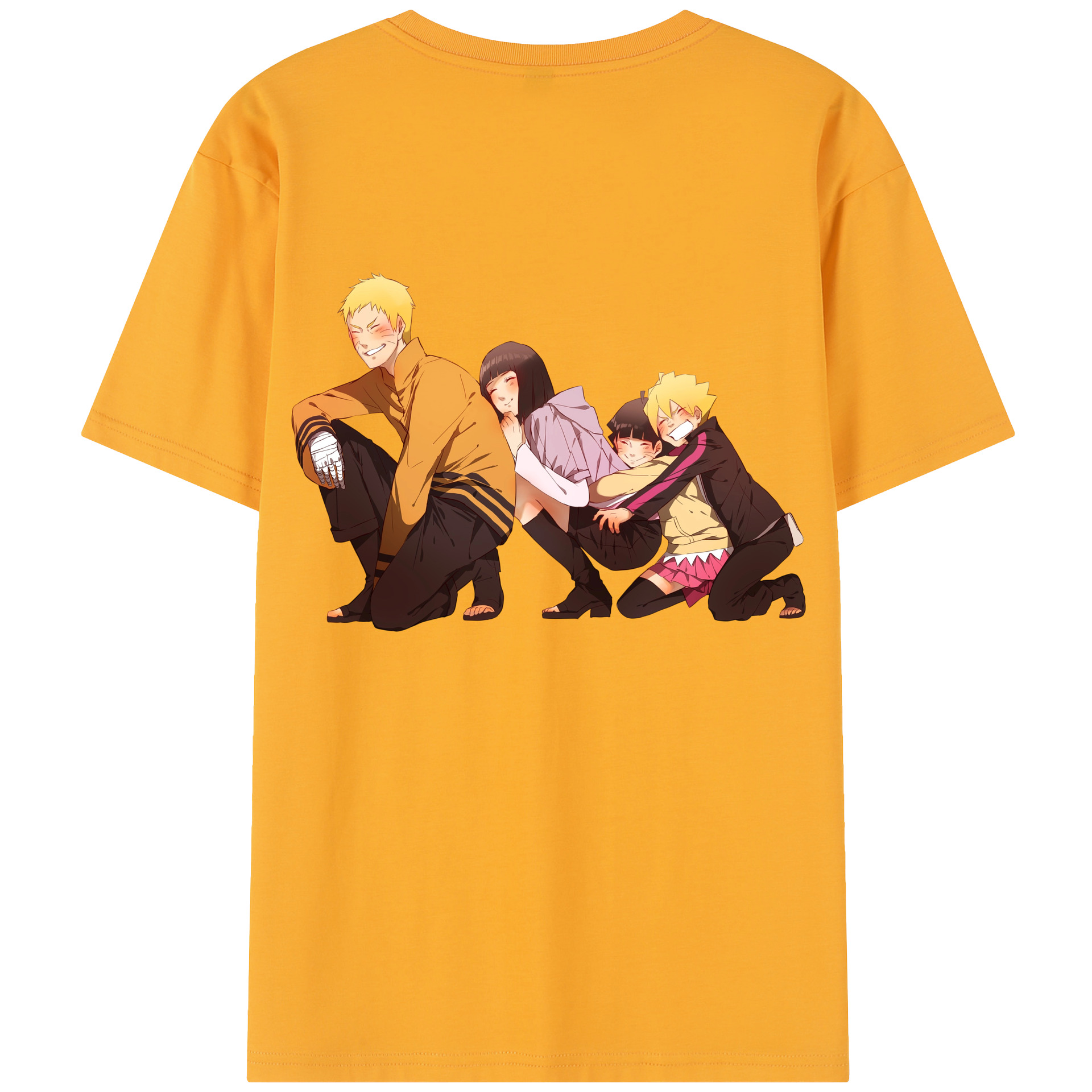（画像用） NARUTO -ナルト- うずまき ナルト Uzumaki Naruto レディース半袖Tシャツ(バックプリント)