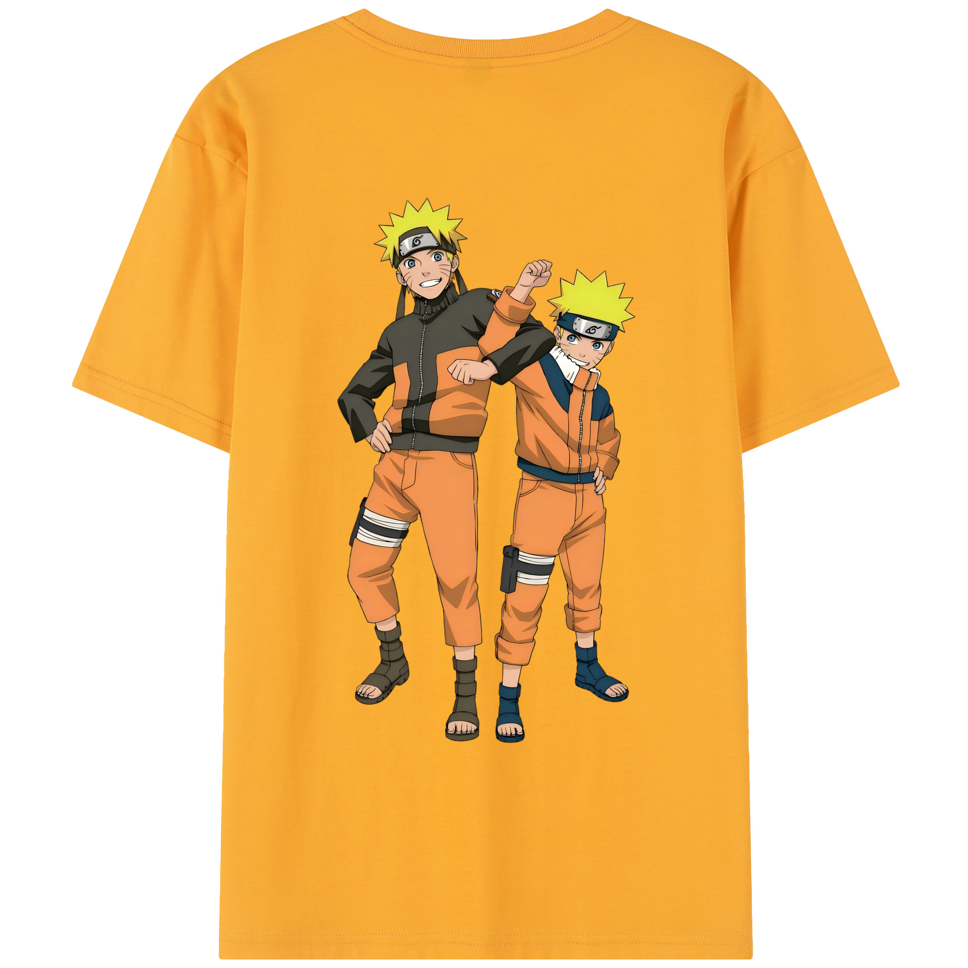 （画像用） NARUTO -ナルト- うずまき ナルト Uzumaki Naruto レディース半袖Tシャツ(バックプリント)