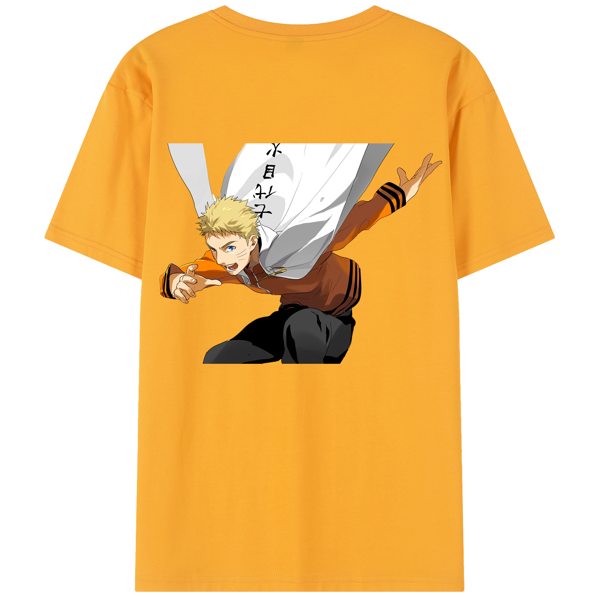 （画像用） NARUTO -ナルト- うずまき ナルト Uzumaki Naruto レディース半袖Tシャツ(バックプリント)