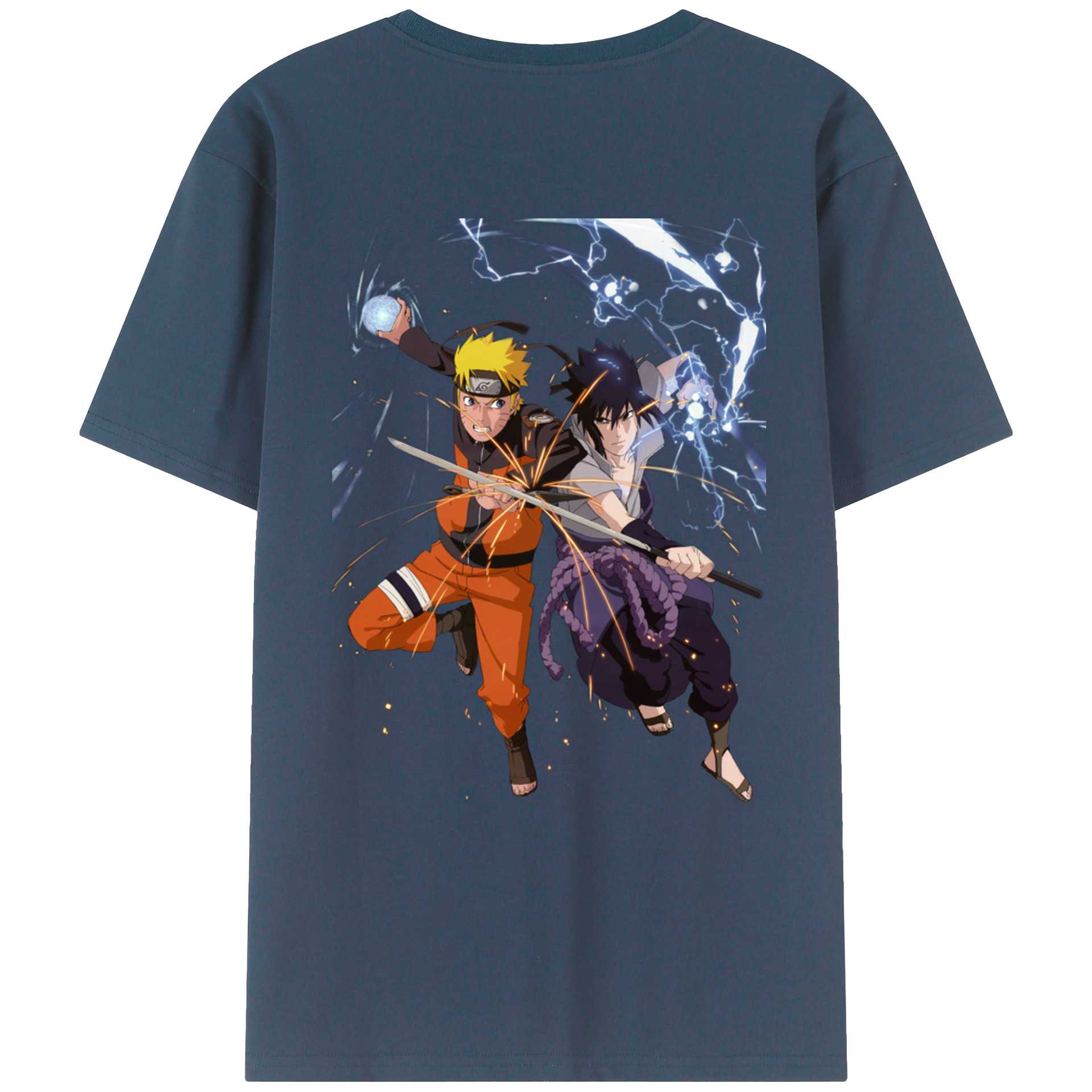 （画像用） NARUTO -ナルト- うずまき ナルト Uzumaki Naruto レディース半袖Tシャツ(バックプリント)