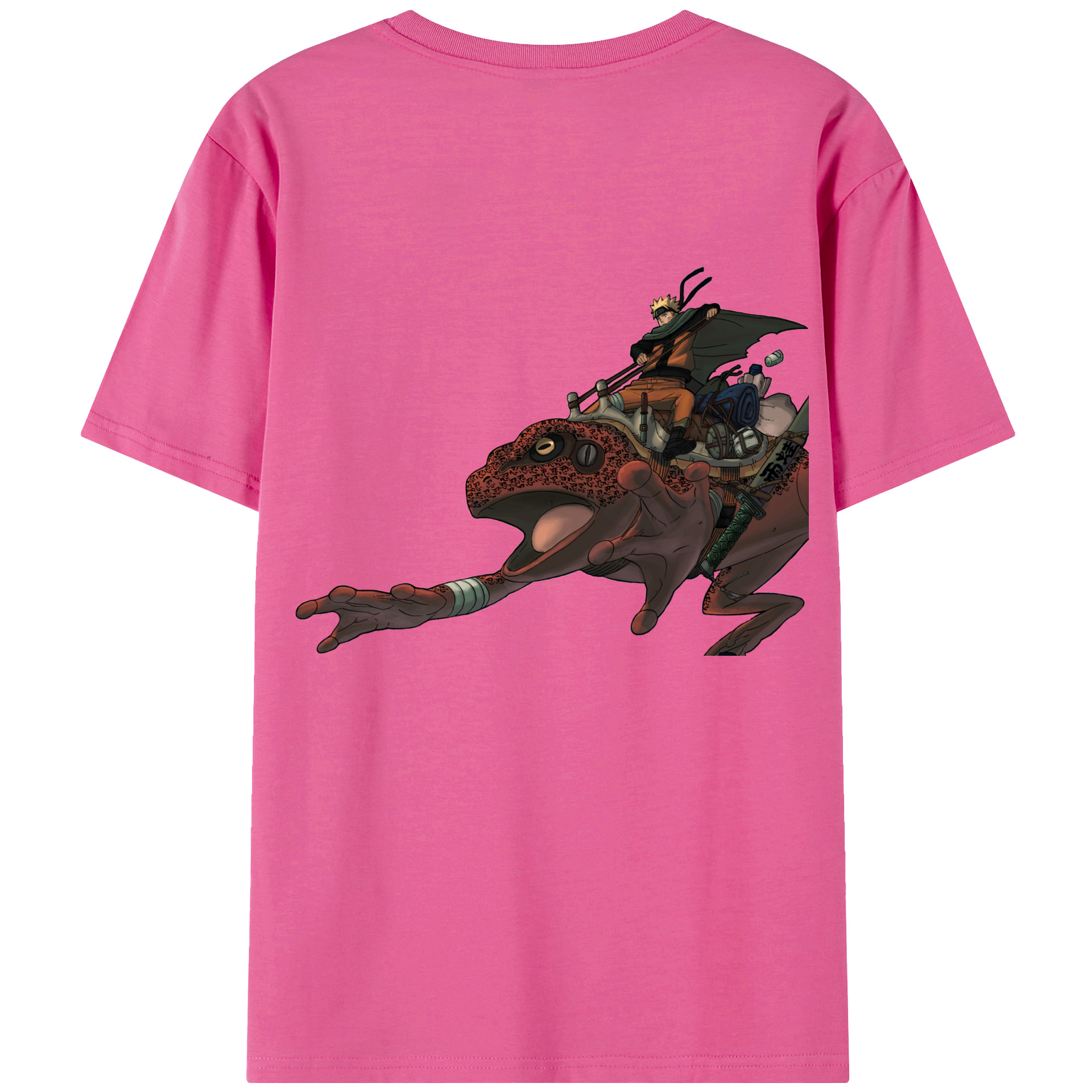 （画像用） NARUTO -ナルト- うずまき ナルト Uzumaki Naruto レディース半袖Tシャツ(バックプリント)