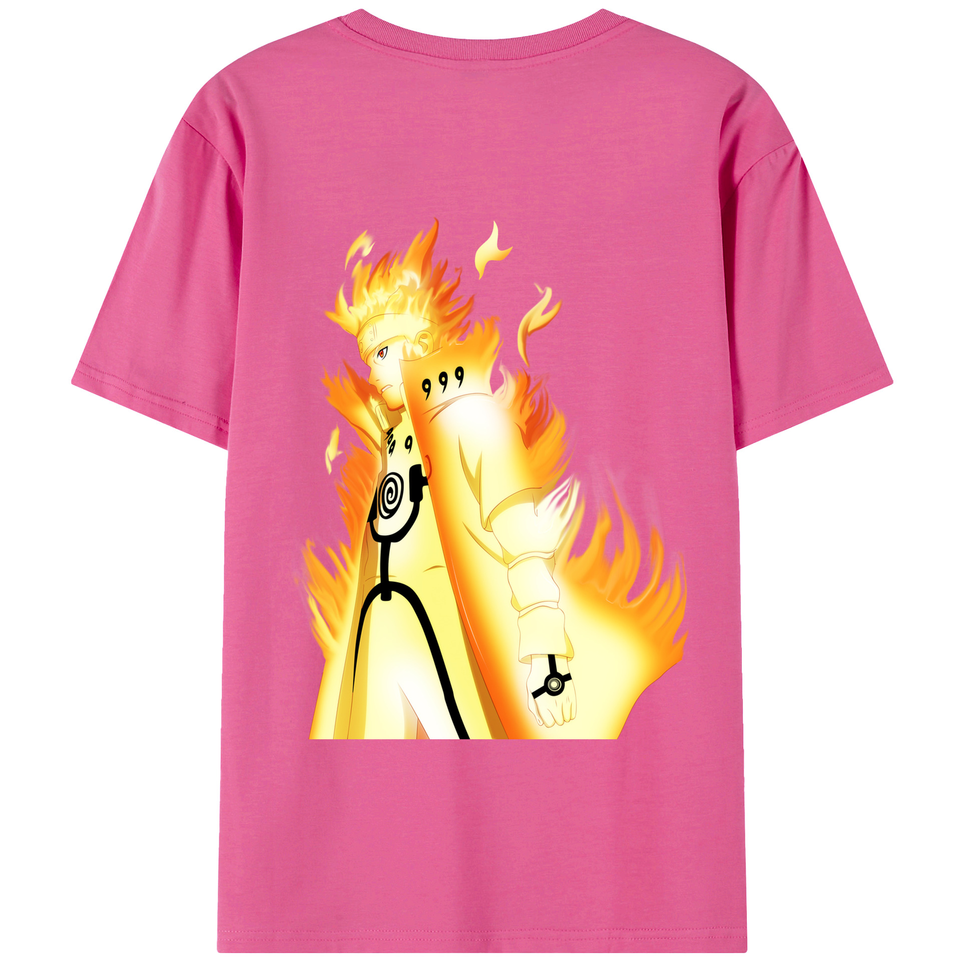（画像用） NARUTO -ナルト- うずまき ナルト Uzumaki Naruto レディース半袖Tシャツ(バックプリント)