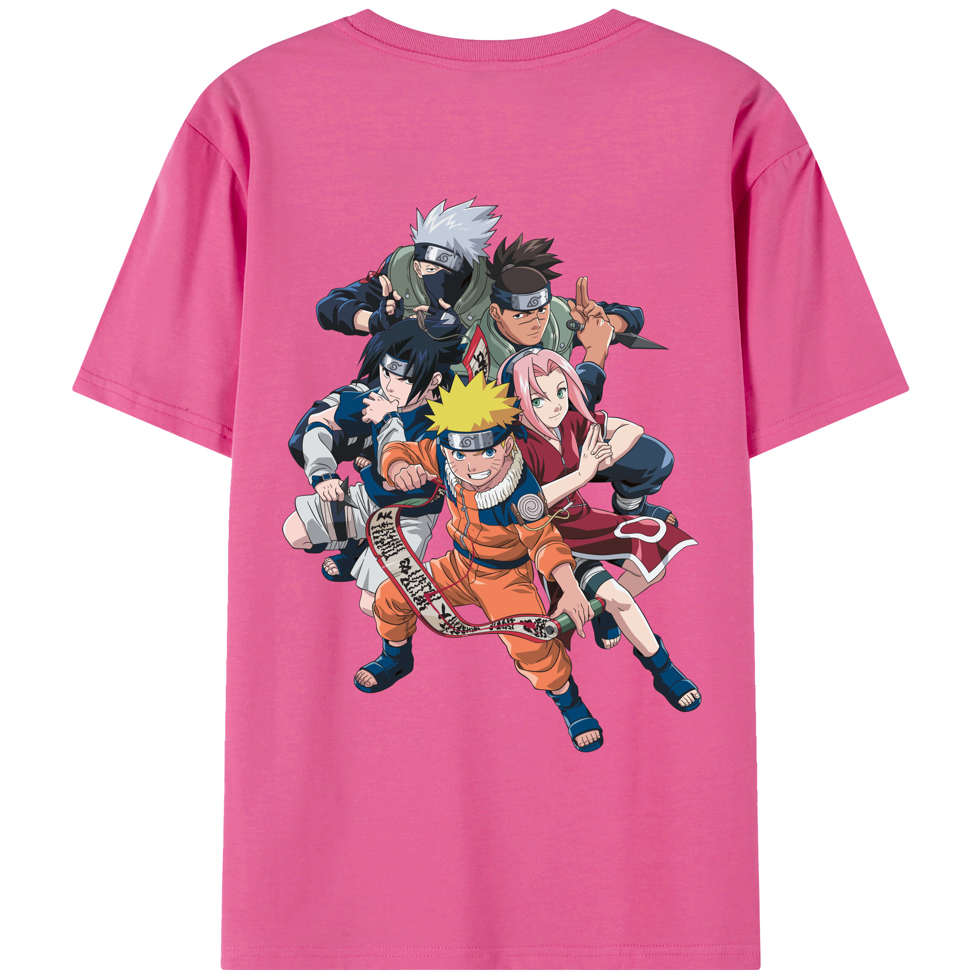 （画像用） NARUTO -ナルト- うずまき ナルト Uzumaki Naruto レディース半袖Tシャツ(バックプリント)