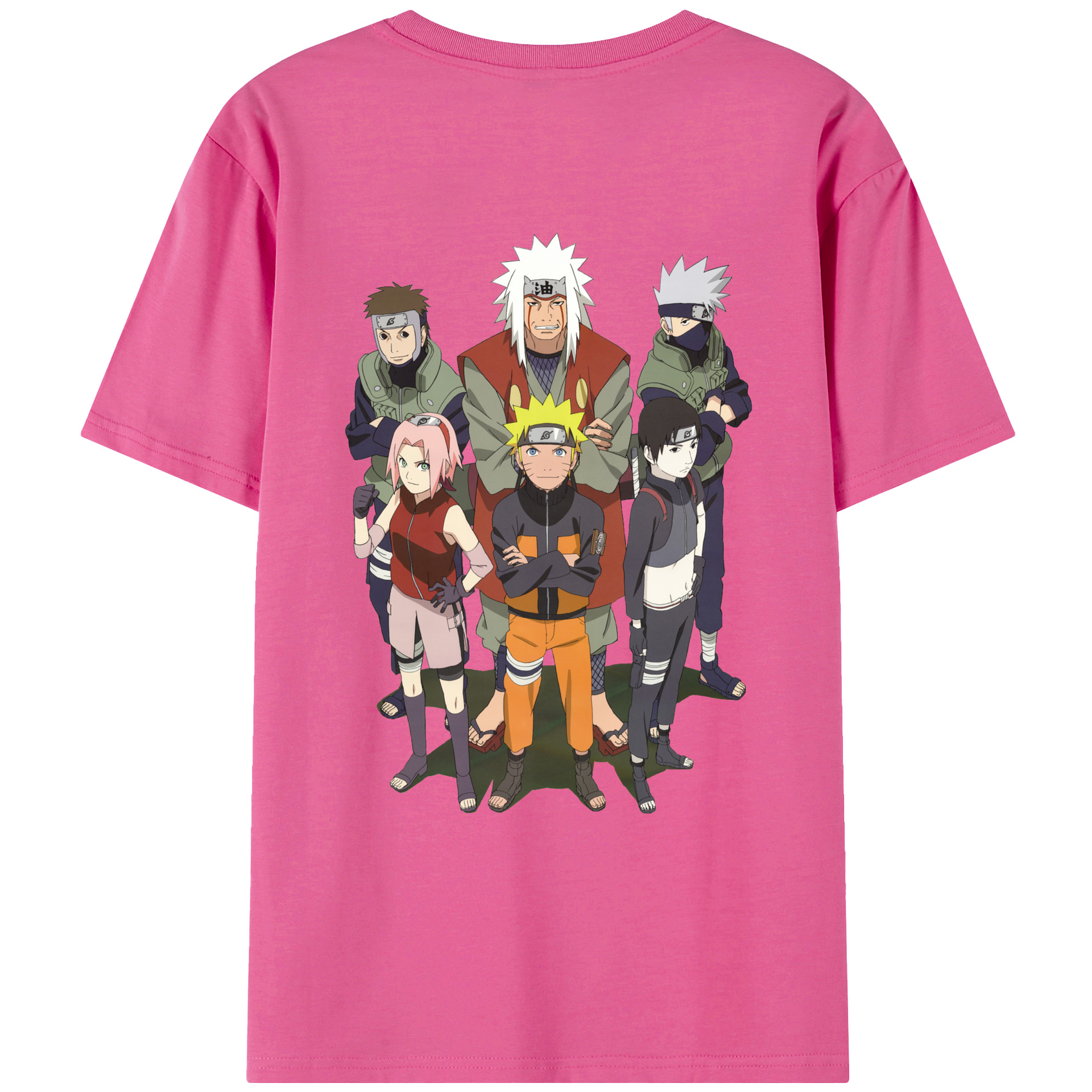 （画像用） NARUTO -ナルト- うずまき ナルト Uzumaki Naruto レディース半袖Tシャツ(バックプリント)