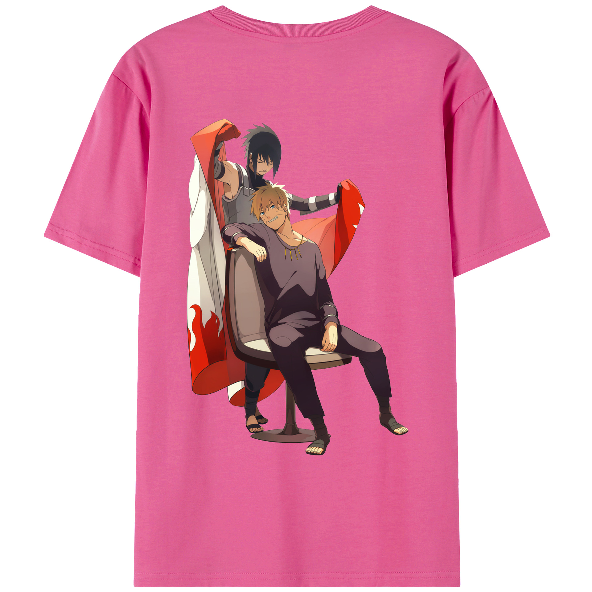 （画像用） NARUTO -ナルト- うずまき ナルト Uzumaki Naruto レディース半袖Tシャツ(バックプリント)