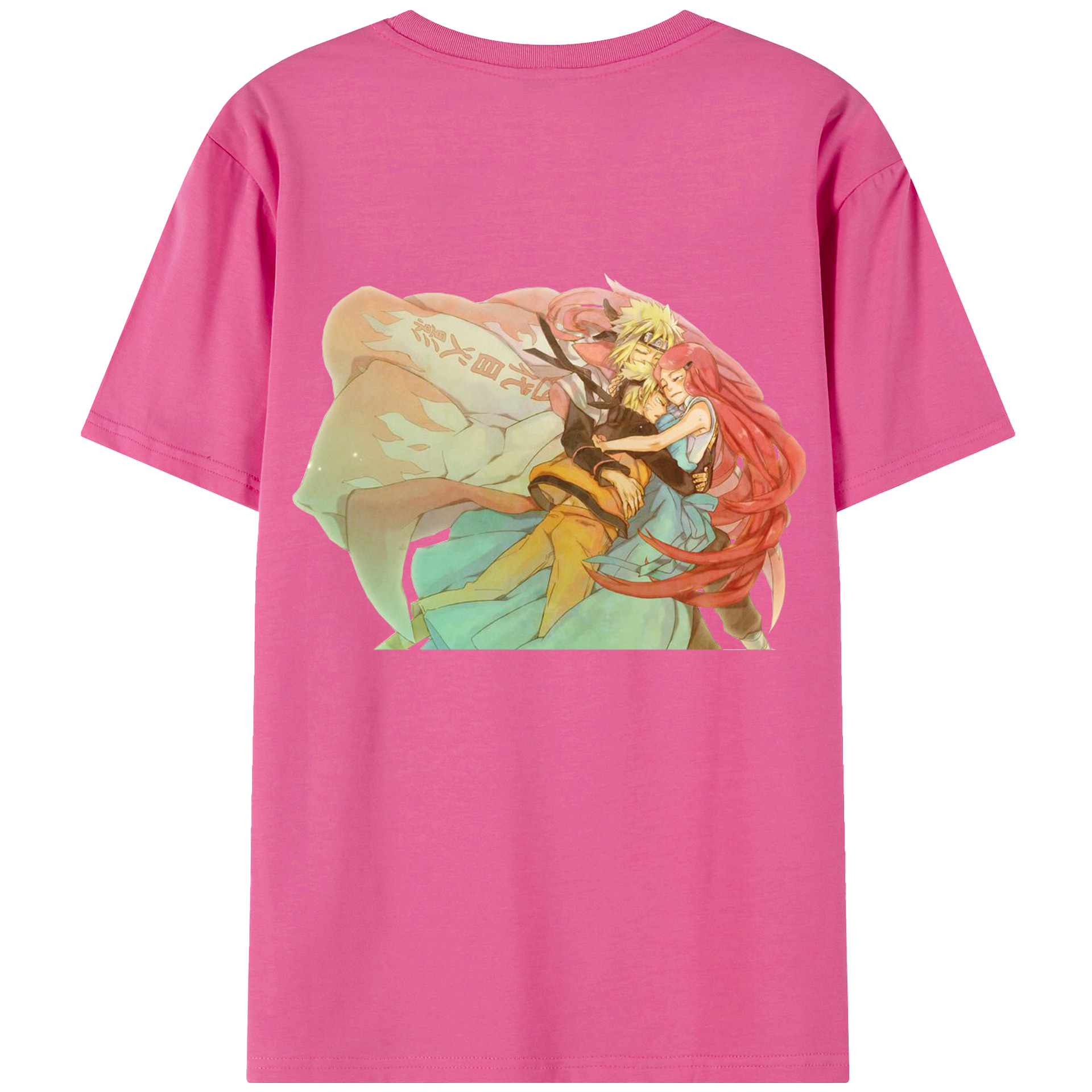 （画像用） NARUTO -ナルト- うずまき ナルト Uzumaki Naruto レディース半袖Tシャツ(バックプリント)