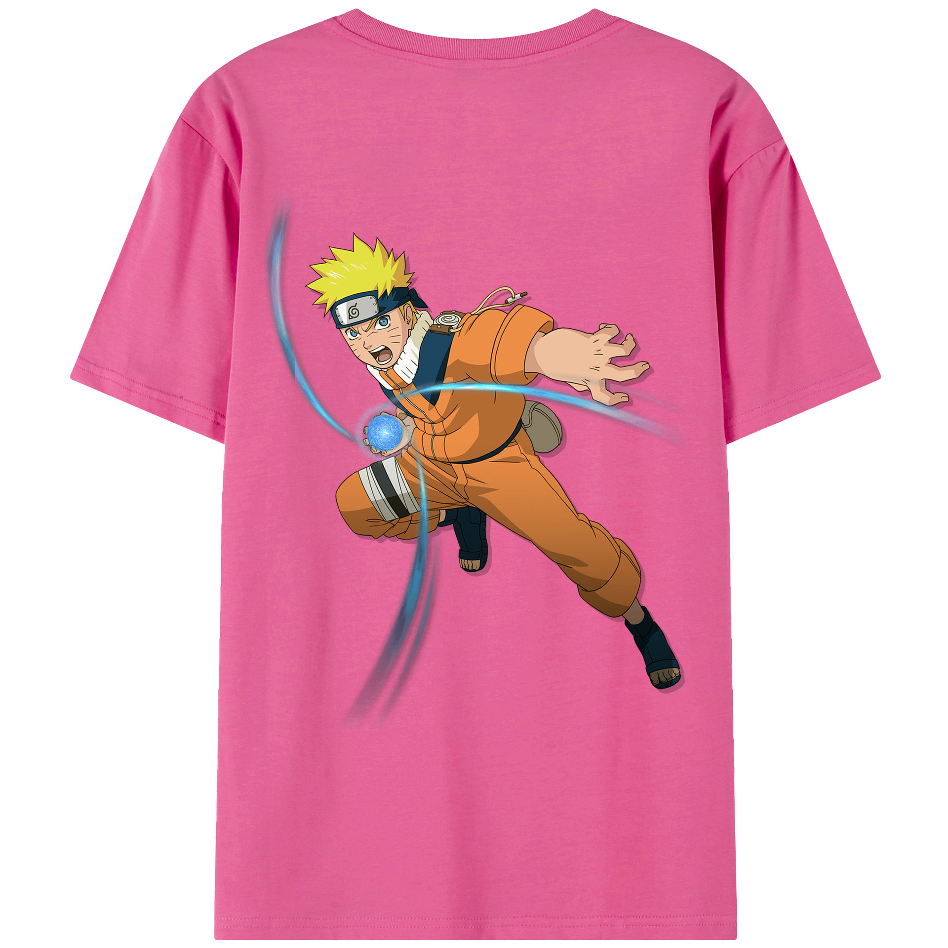 （画像用） NARUTO -ナルト- うずまき ナルト Uzumaki Naruto レディース半袖Tシャツ(バックプリント)
