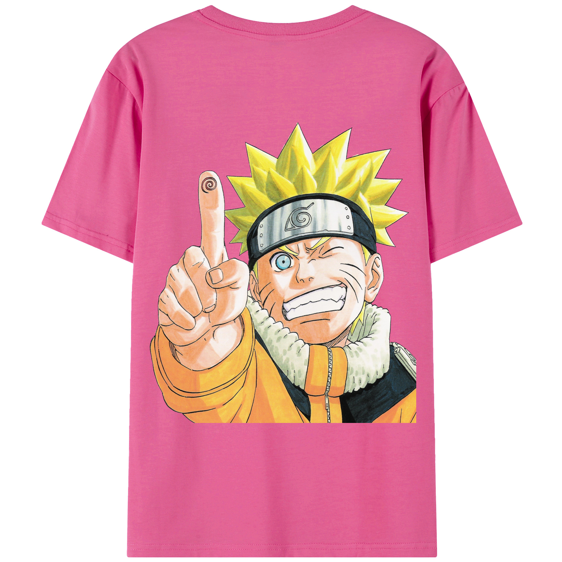 （画像用） NARUTO -ナルト- うずまき ナルト Uzumaki Naruto レディース半袖Tシャツ(バックプリント)
