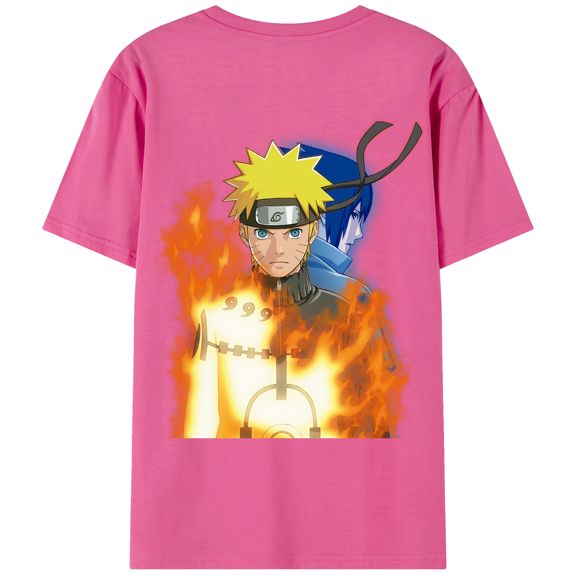 （画像用） NARUTO -ナルト- うずまき ナルト Uzumaki Naruto レディース半袖Tシャツ(バックプリント)