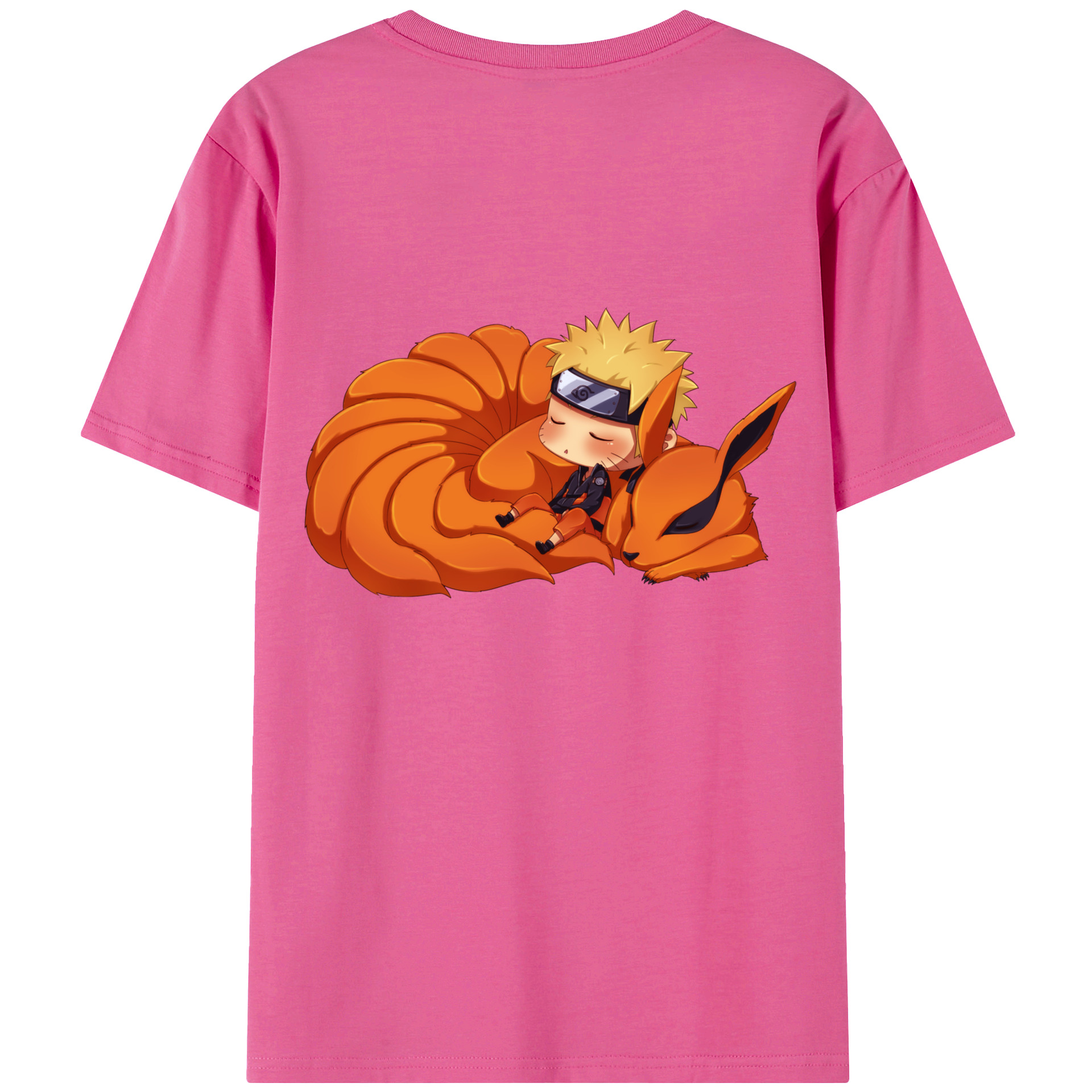 （画像用） NARUTO -ナルト- うずまき ナルト Uzumaki Naruto レディース半袖Tシャツ(バックプリント)