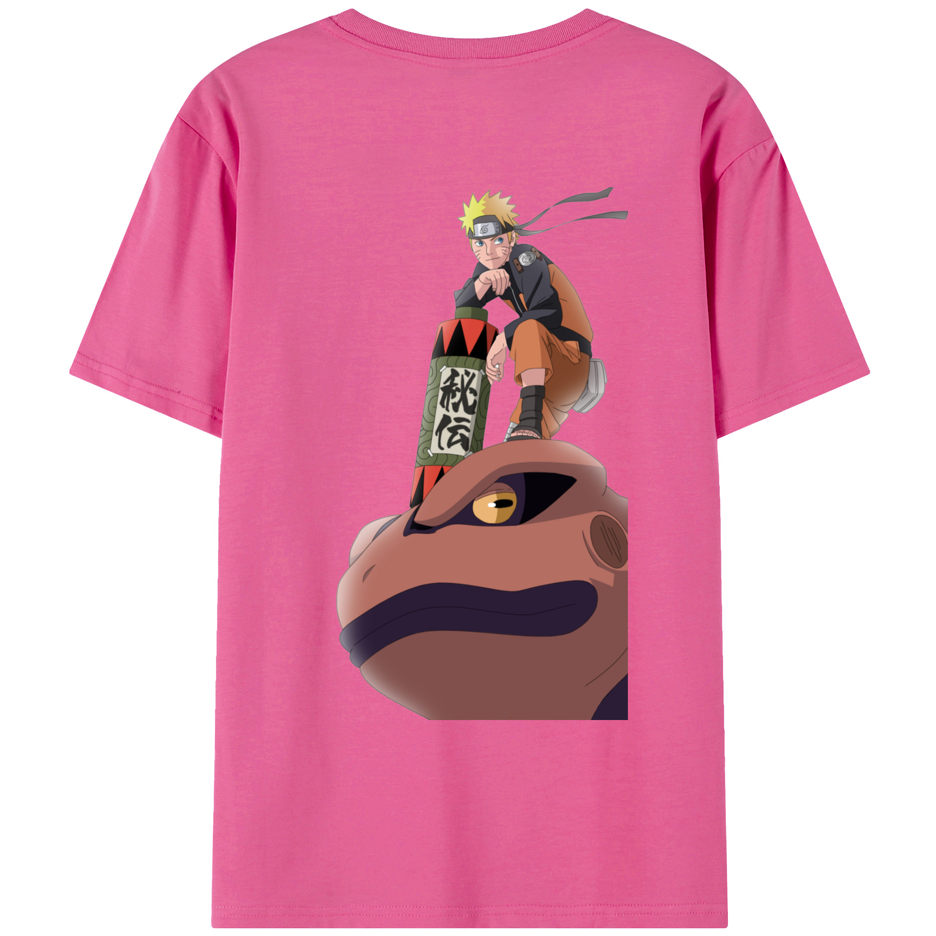 （画像用） NARUTO -ナルト- うずまき ナルト Uzumaki Naruto レディース半袖Tシャツ(バックプリント)
