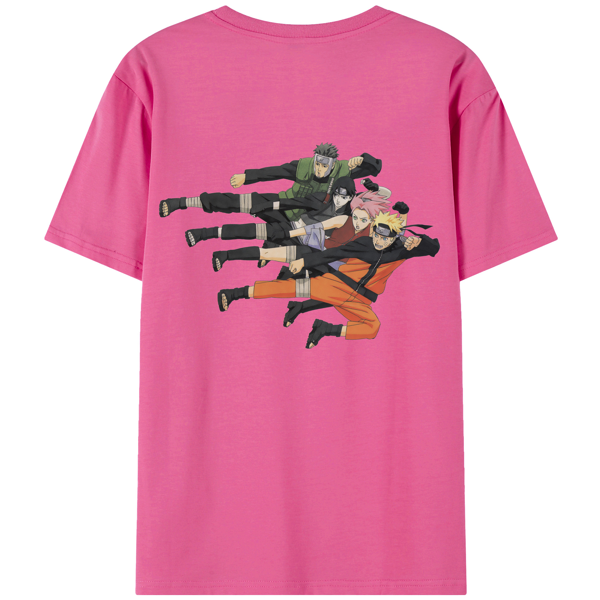 （画像用） NARUTO -ナルト- うずまき ナルト Uzumaki Naruto レディース半袖Tシャツ(バックプリント)