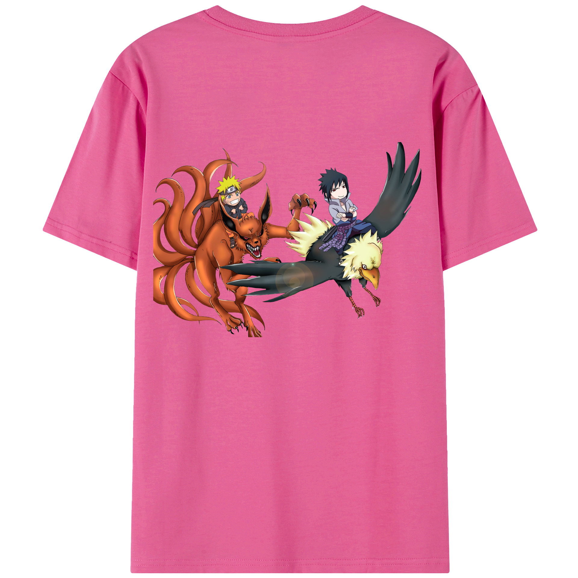 （画像用） NARUTO -ナルト- うずまき ナルト Uzumaki Naruto レディース半袖Tシャツ(バックプリント)