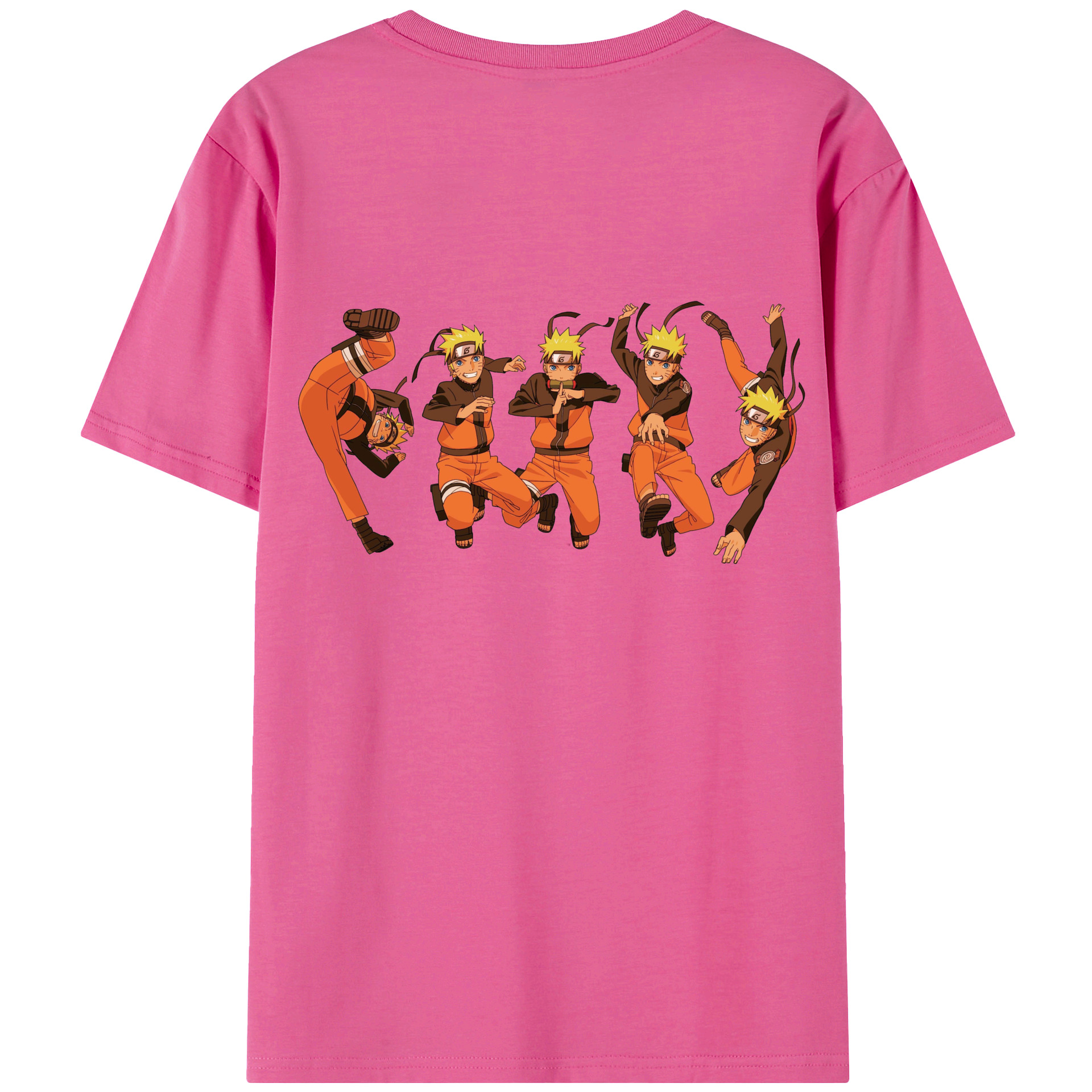 （画像用） NARUTO -ナルト- うずまき ナルト Uzumaki Naruto レディース半袖Tシャツ(バックプリント)
