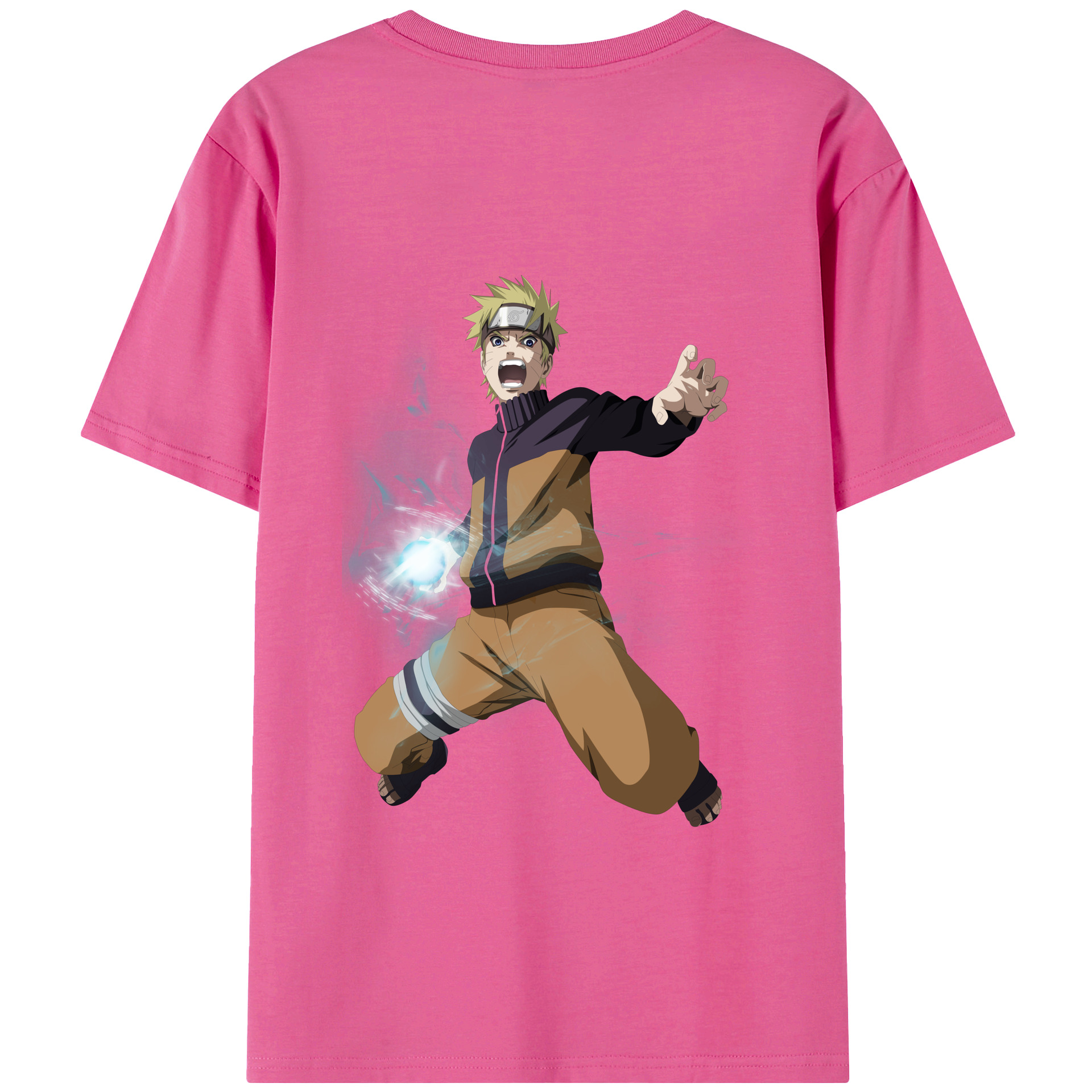 （画像用） NARUTO -ナルト- うずまき ナルト Uzumaki Naruto レディース半袖Tシャツ(バックプリント)