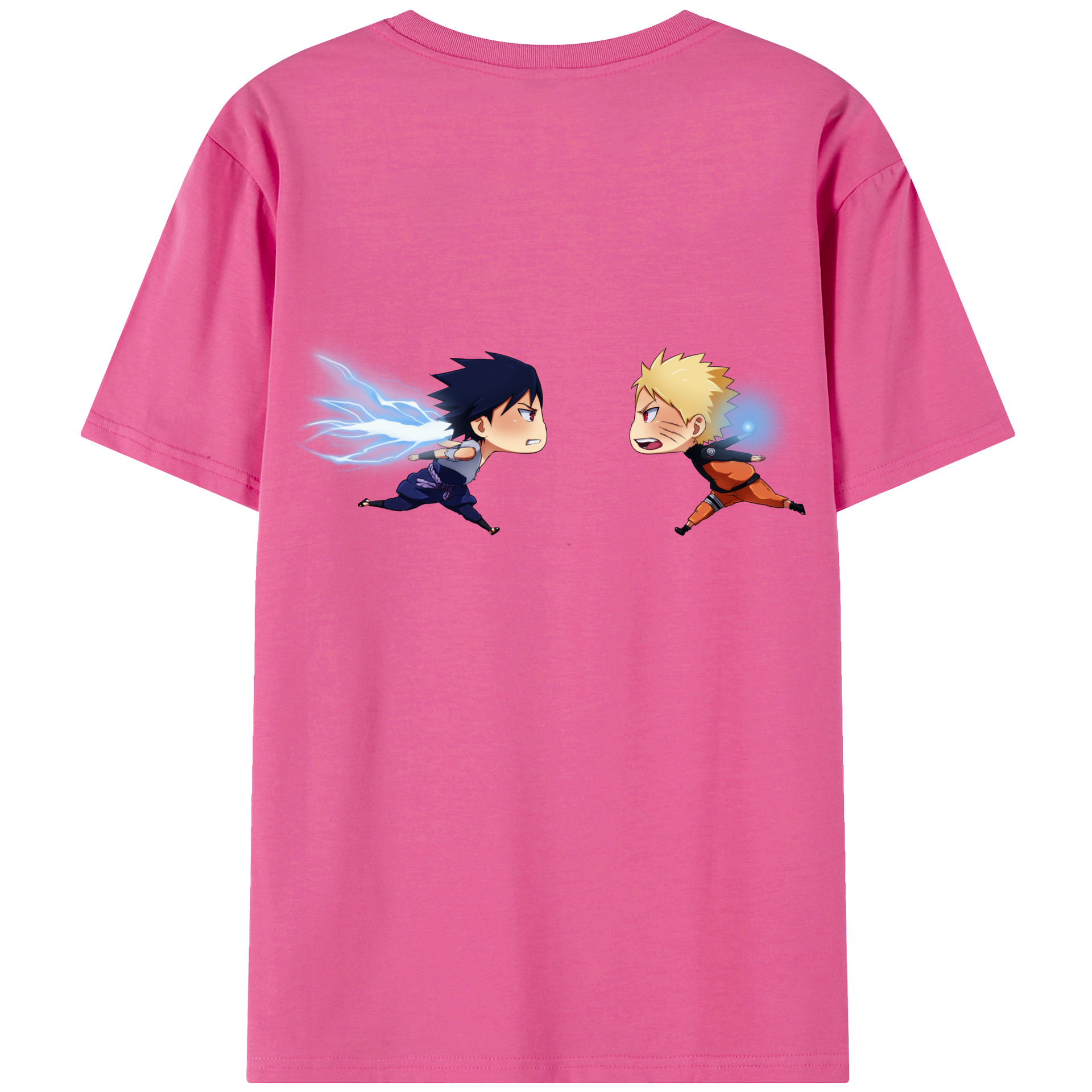 （画像用） NARUTO -ナルト- うずまき ナルト Uzumaki Naruto レディース半袖Tシャツ(バックプリント)