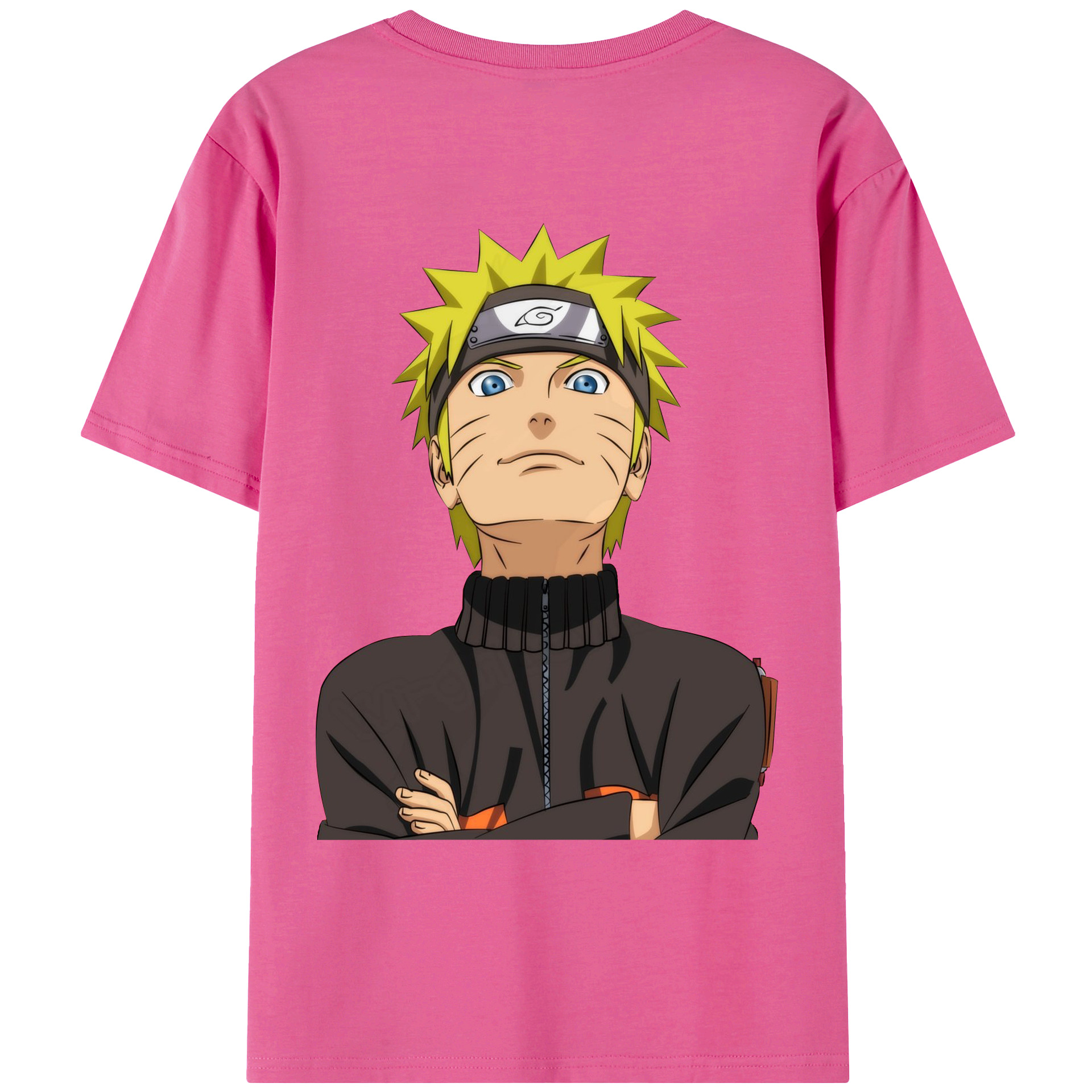 （画像用） NARUTO -ナルト- うずまき ナルト Uzumaki Naruto レディース半袖Tシャツ(バックプリント)